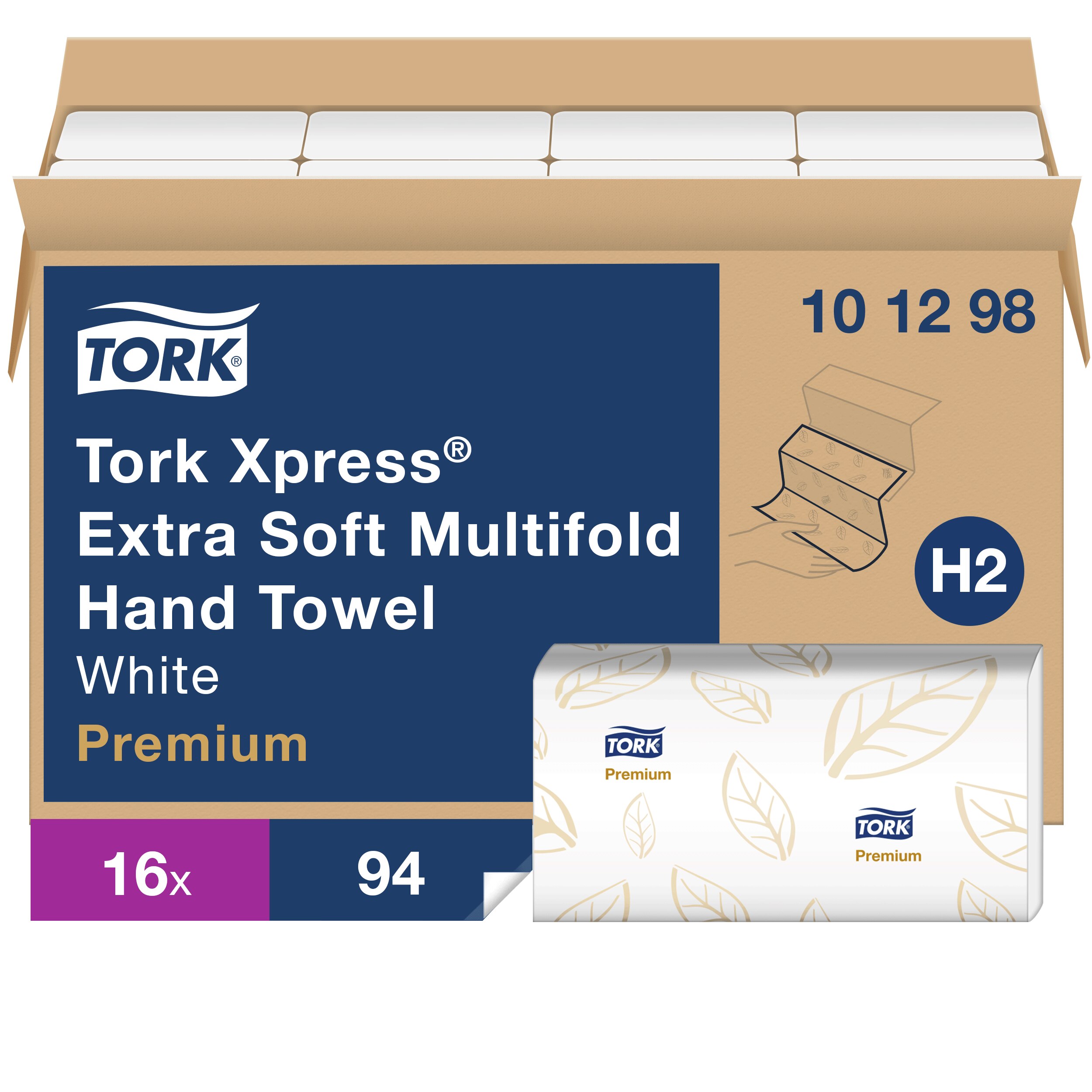 MATSTACKテクスチャーペーパー9冊セット Tork Xpress Folded Paper Towel H2 12.8X9.125 IN White Multifold M