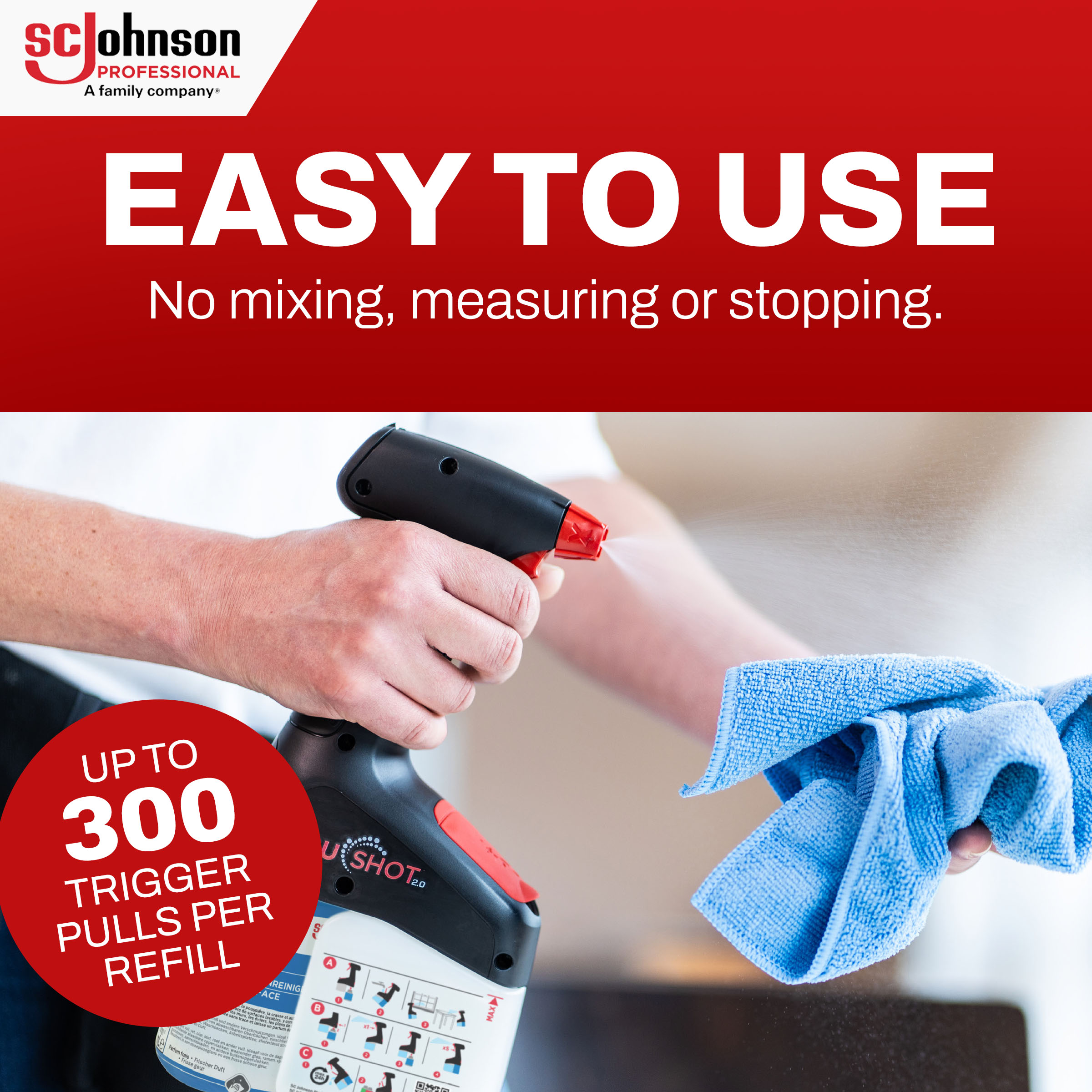 TruShot 2.0® Starter Kit 10 FLOZ Multi Surface 4/Case | Imperial Dade