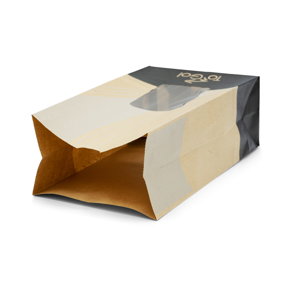 Bagcraft® EcoCraft ToGo!® Take-Out Bag 5X3X9.625 IN 4 LB Paper 4