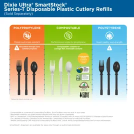 Dixie® Ultra SmartStock® Series-T Teaspoon PLA Natural 960