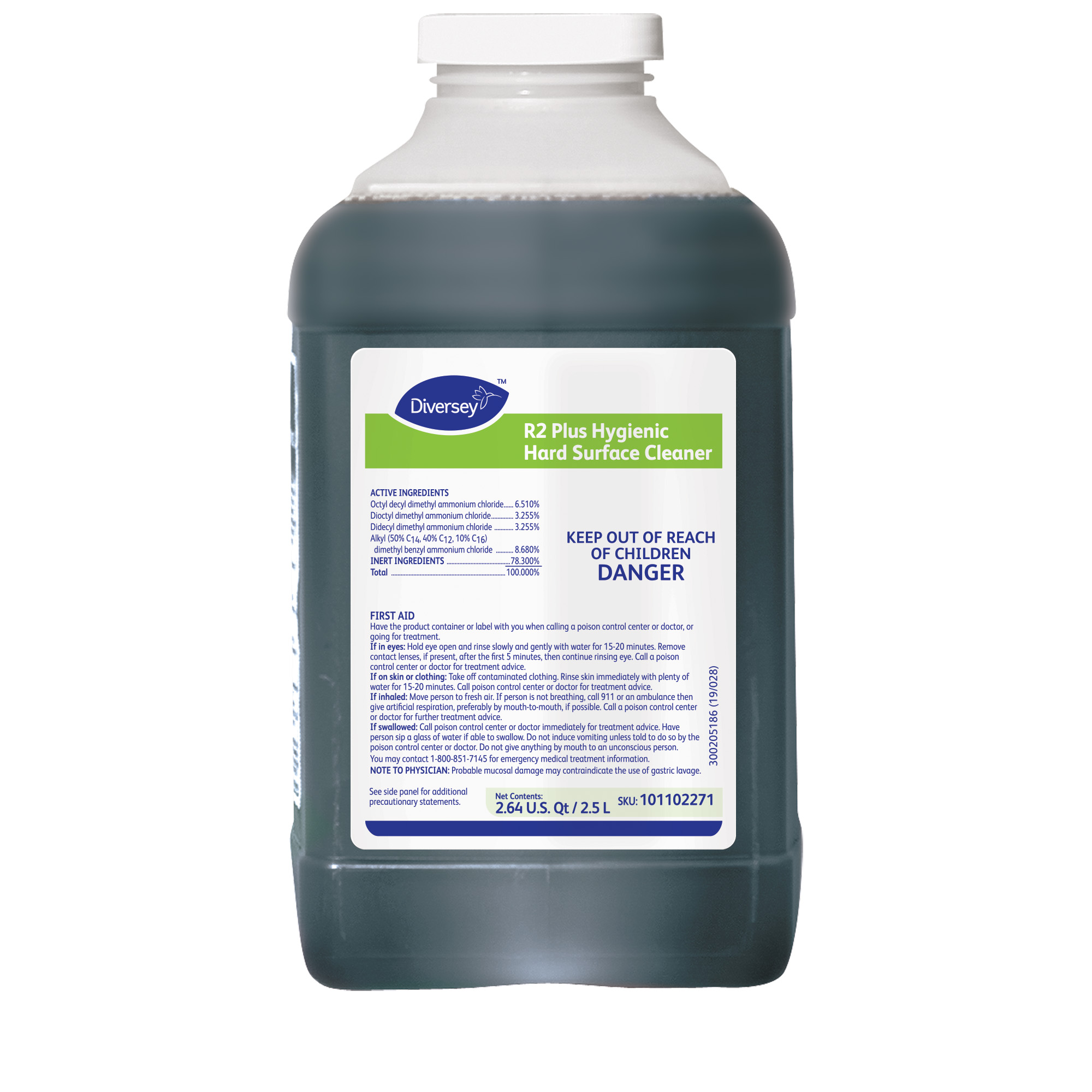 Room Care R2 Plus Hygienic Fresh Scent Disinfectant Cleaner 2.5 L