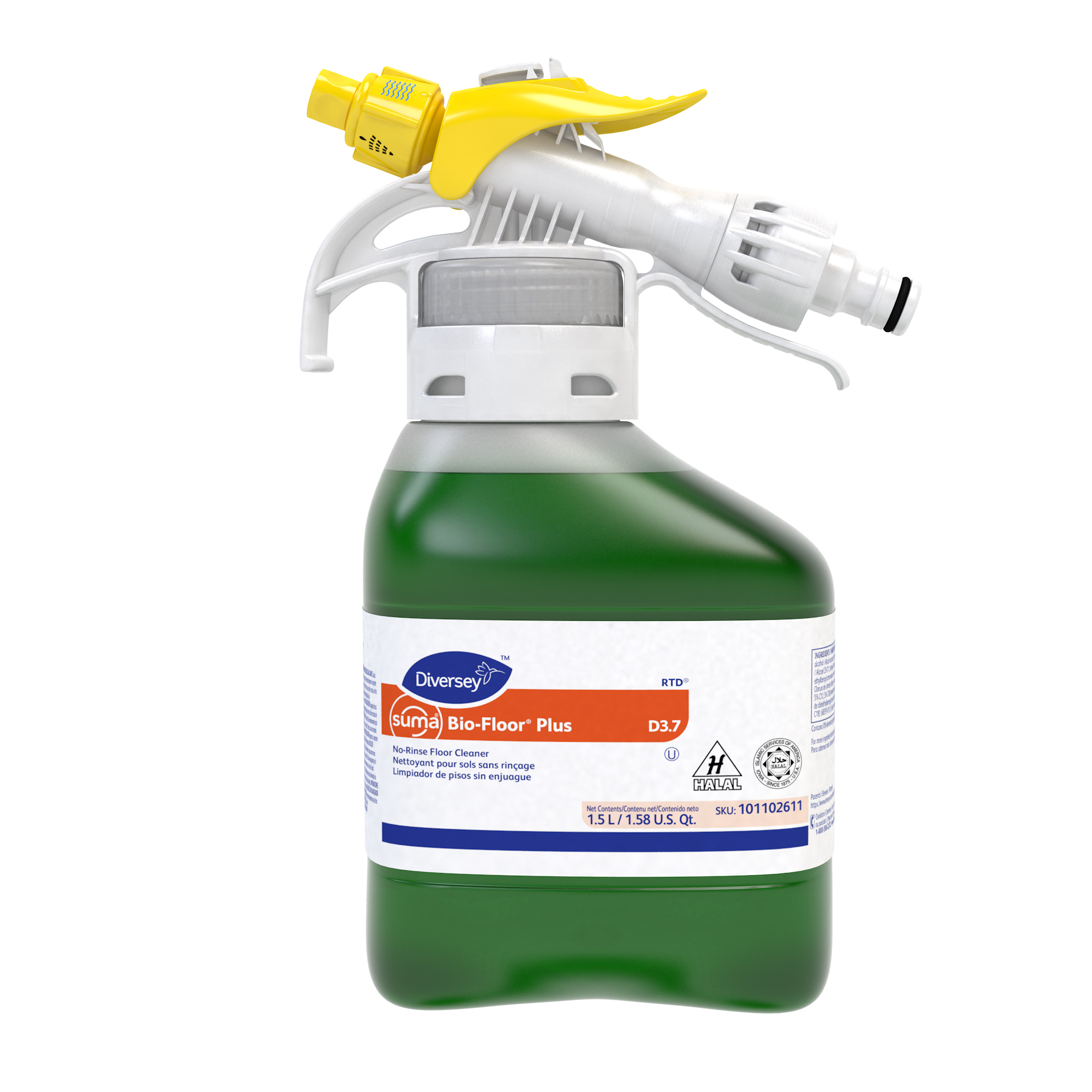 suma-fᵕ̈* 23 Suma® Bio-Floor Plus® Floor Cleaner 1.5 L Liquid RTD Bacteria