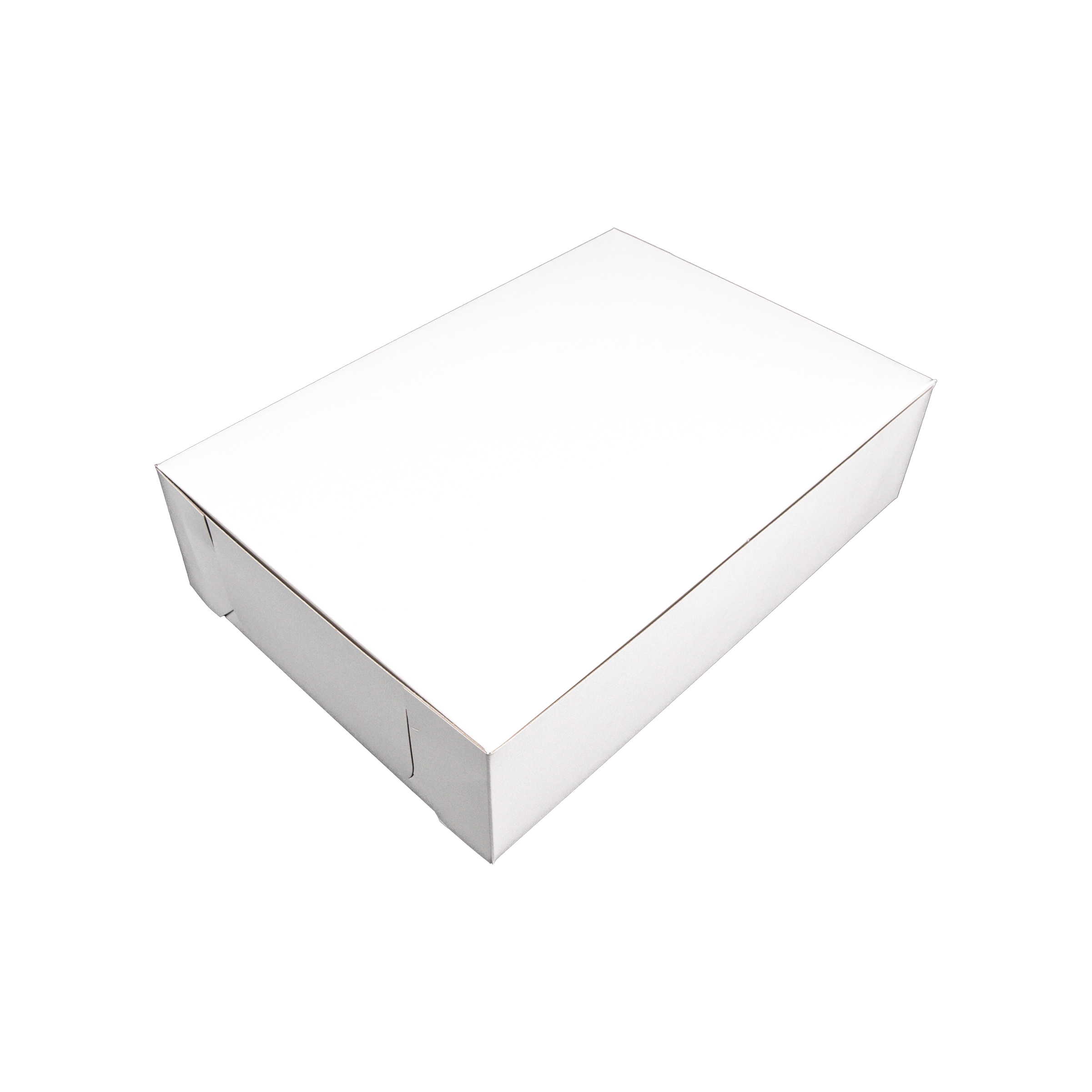 Donut Box 3 CT 13X9X3 IN Clay-Coated Kraft Board White Kraft