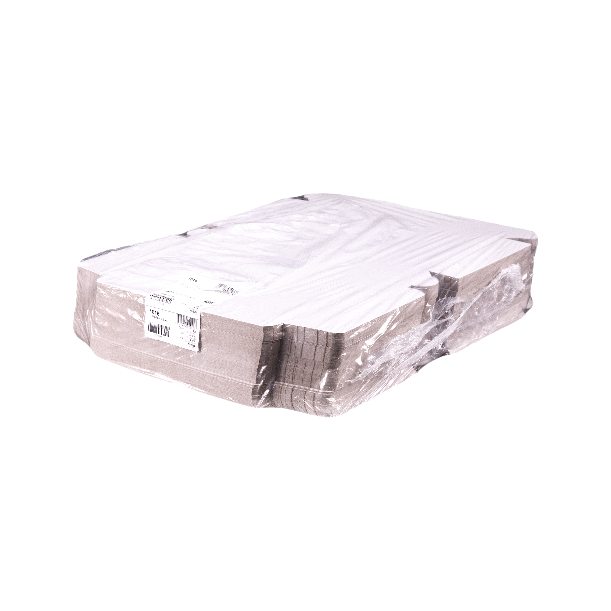 Donut Box 3 CT 13X9X3 IN Clay-Coated Kraft Board White Kraft