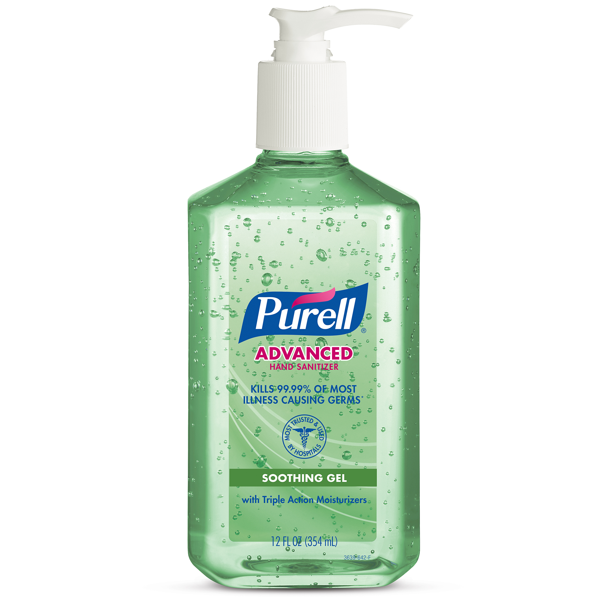 Purell® Hand Sanitizer Gel Pump Bottle 12 FLOZ 2.25X2.75X6