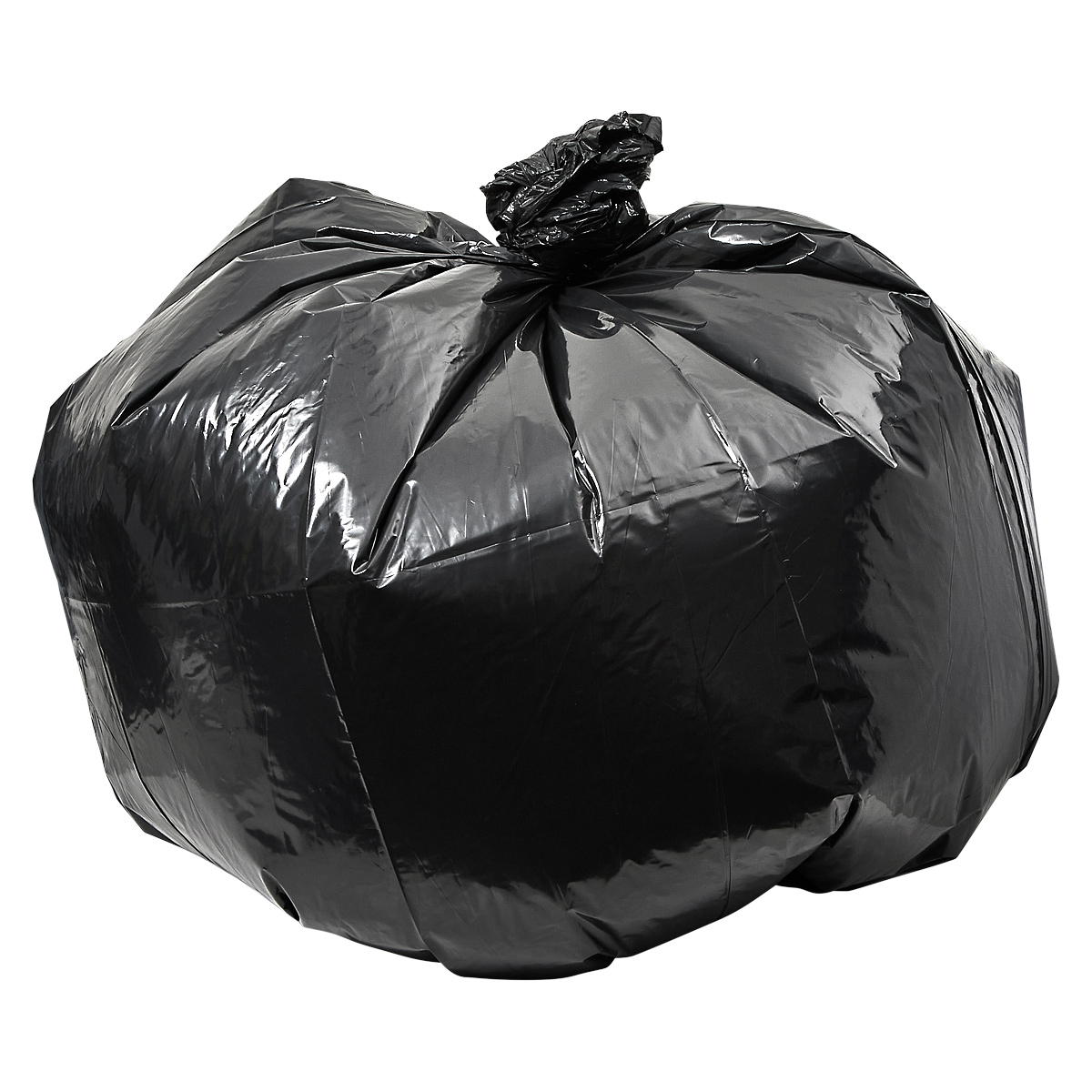 Victoria Bay Can Liner 40X47 IN Black Plastic 1.7MIL Extra Extra