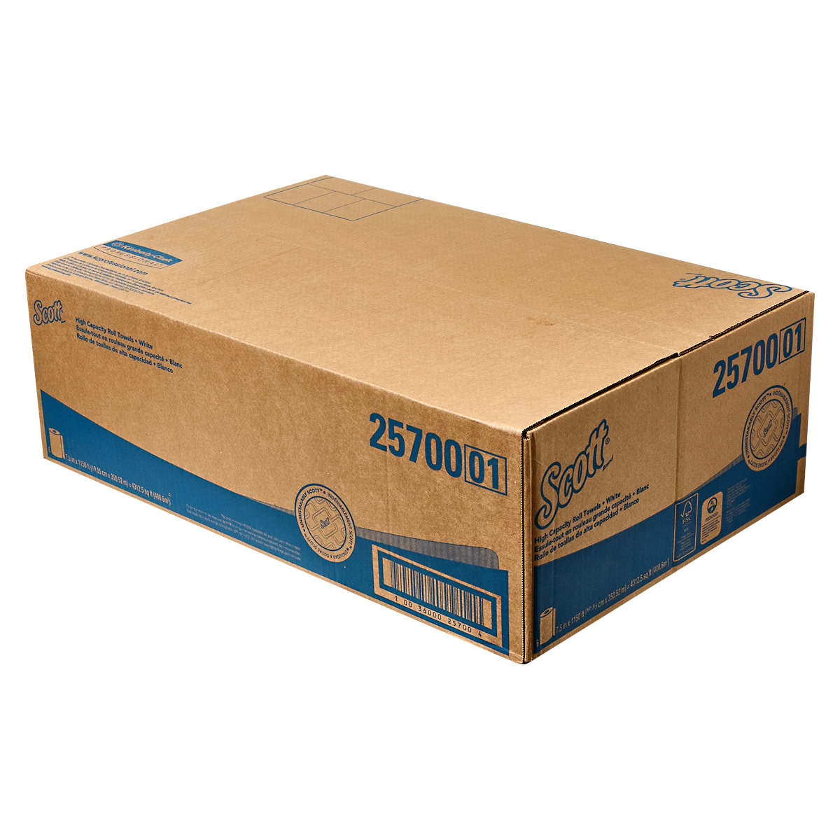 Scott® Roll Paper Towel MOD 7.5X7.5 IN 1150 FT White Green