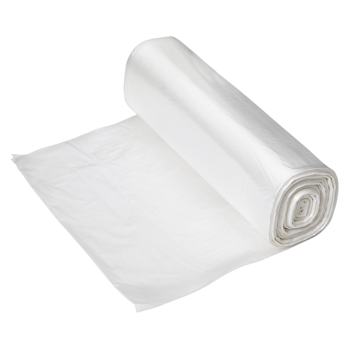 Victoria Bay Can Liner 38X60 IN 55 GAL Clear Plastic 16MIC Roll