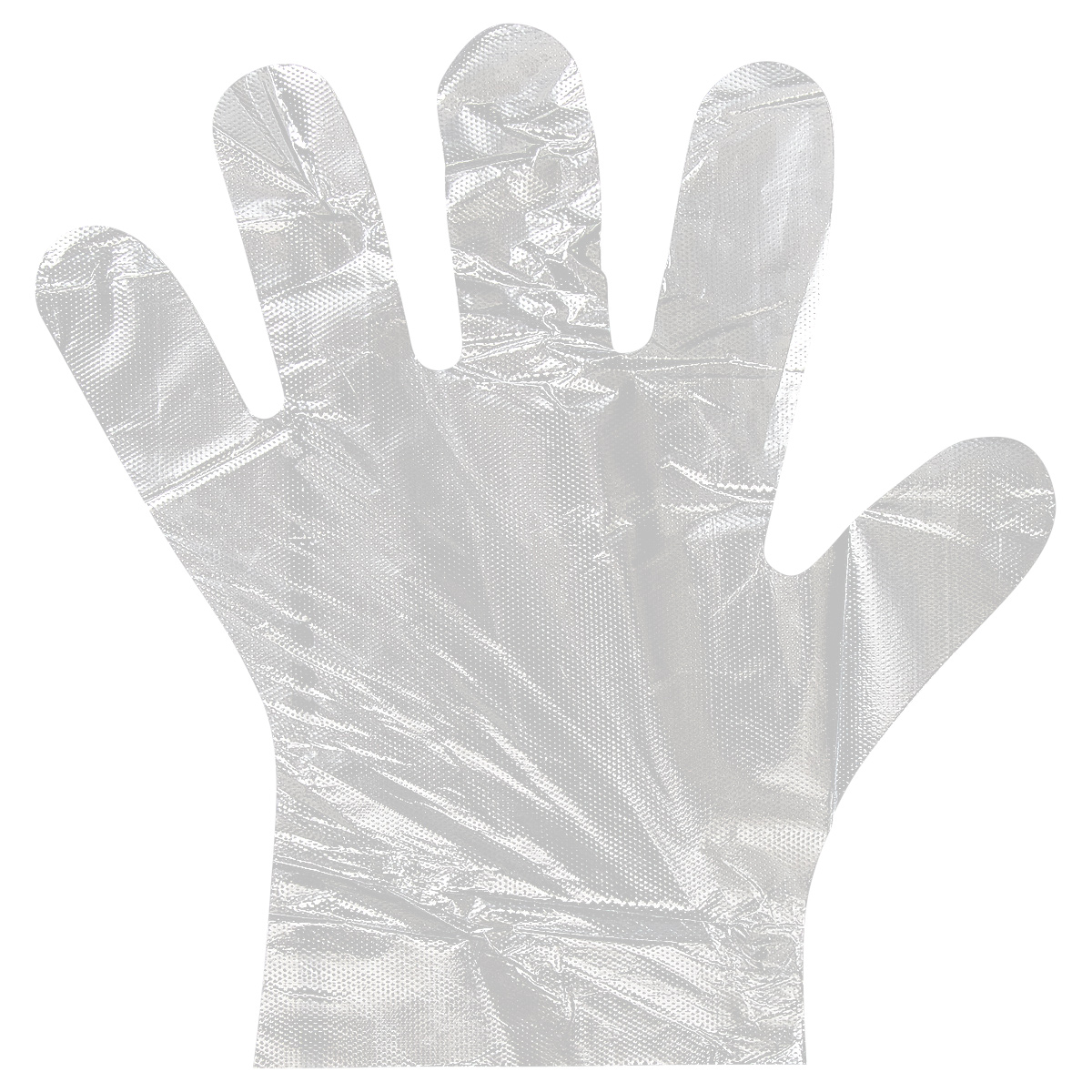 Victoria Bay Gloves Large (LG) Clear LDPE Disposable Powder-Free