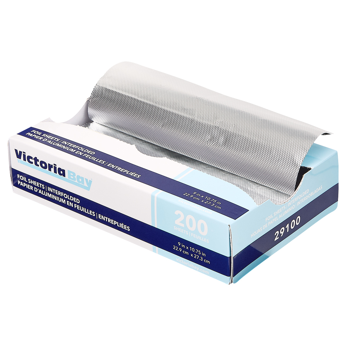 Victoria Bay Foil Sheets 9X10.75 IN Aluminum Interfold 2400/Case