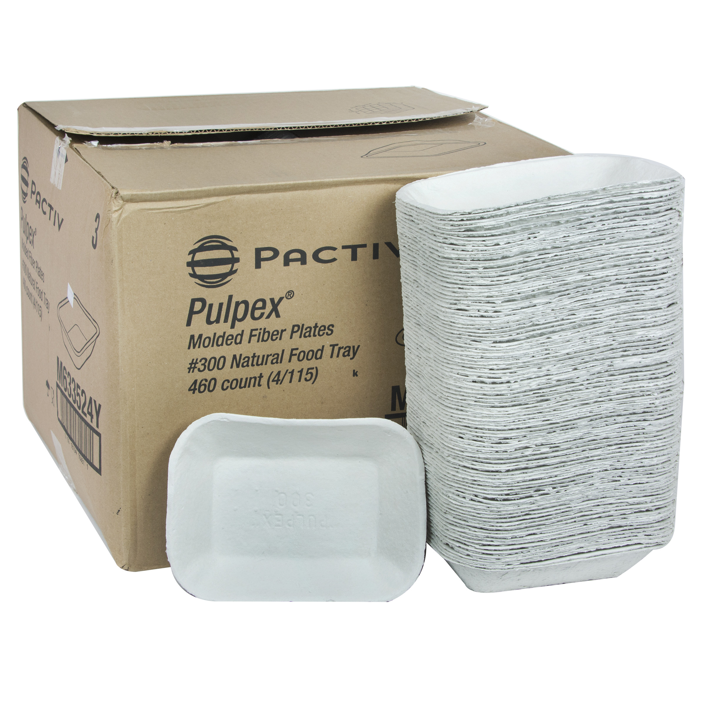 SAV A DAY Take-Out Container Base 9.1X6.9X1.75 IN Molded Fiber