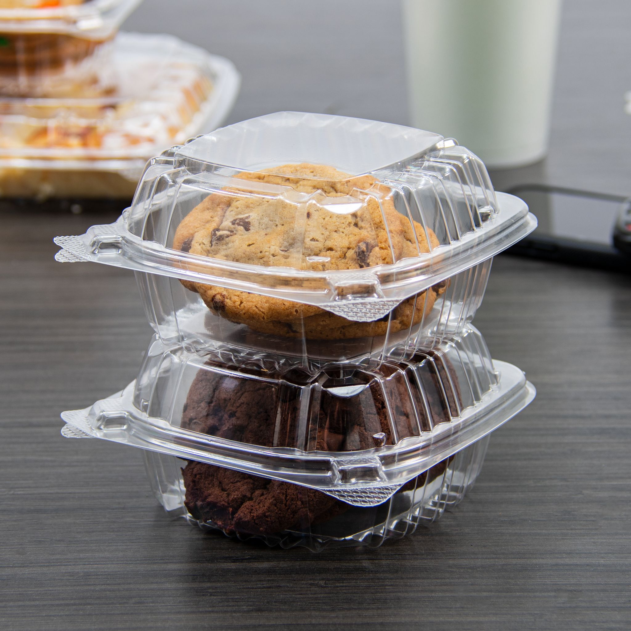 Dart® ClearSeal® Sandwich Take-Out Container Hinged 5.25X5.308X2