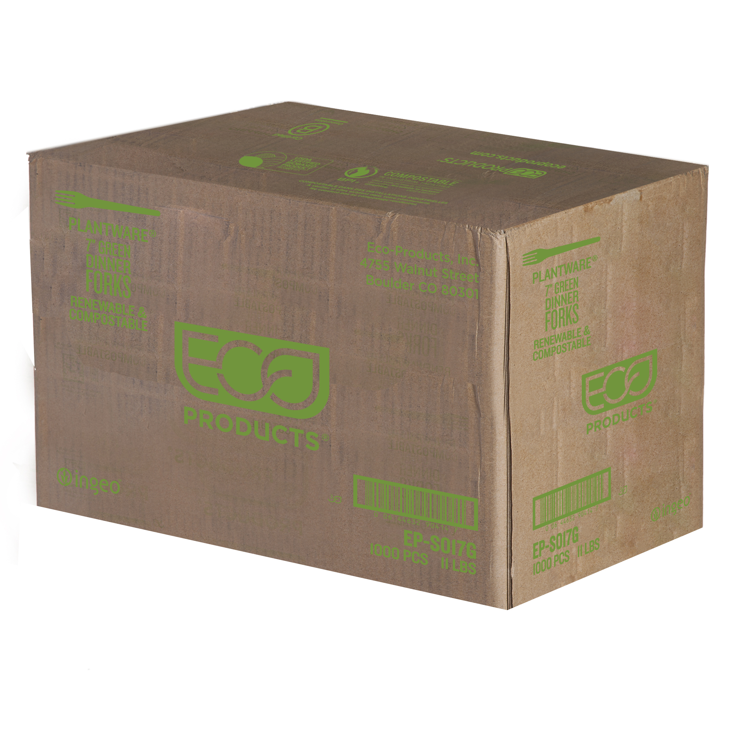 Plantware® Fork 7 IN PLA 1000/Case | Imperial Dade