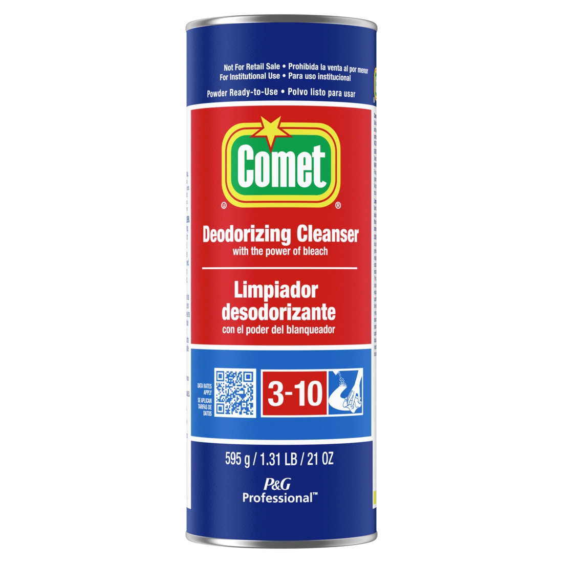 Comet Cleanser 21 FLOZ RTU Powder Bleach Abrasive 24/Case