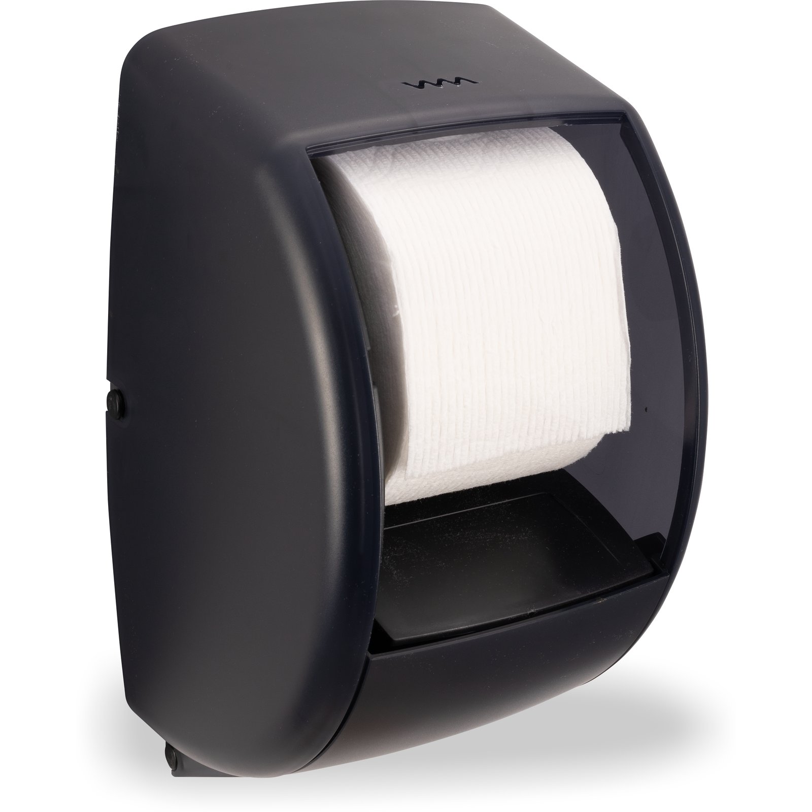 San Jamar Toilet Paper Dispenser 8X13X7.75 IN HIPS Black Pearl 1