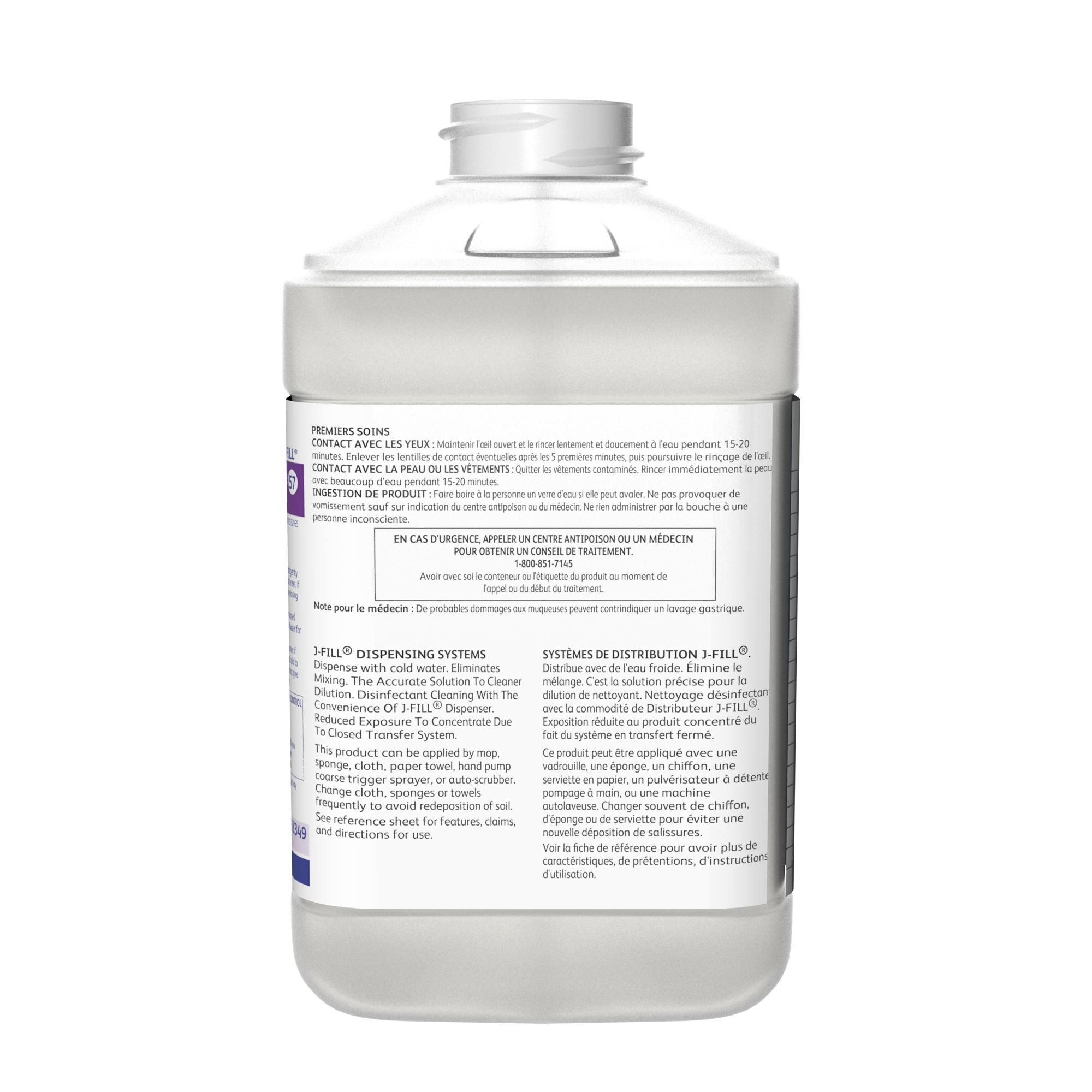 Oxivir® Five 16 One-Step Disinfectant 2.5 L Multi Surface Liquid Oxivir® Five 16 One-Step Disinfectant 2.5 L Multi Surface Liquid