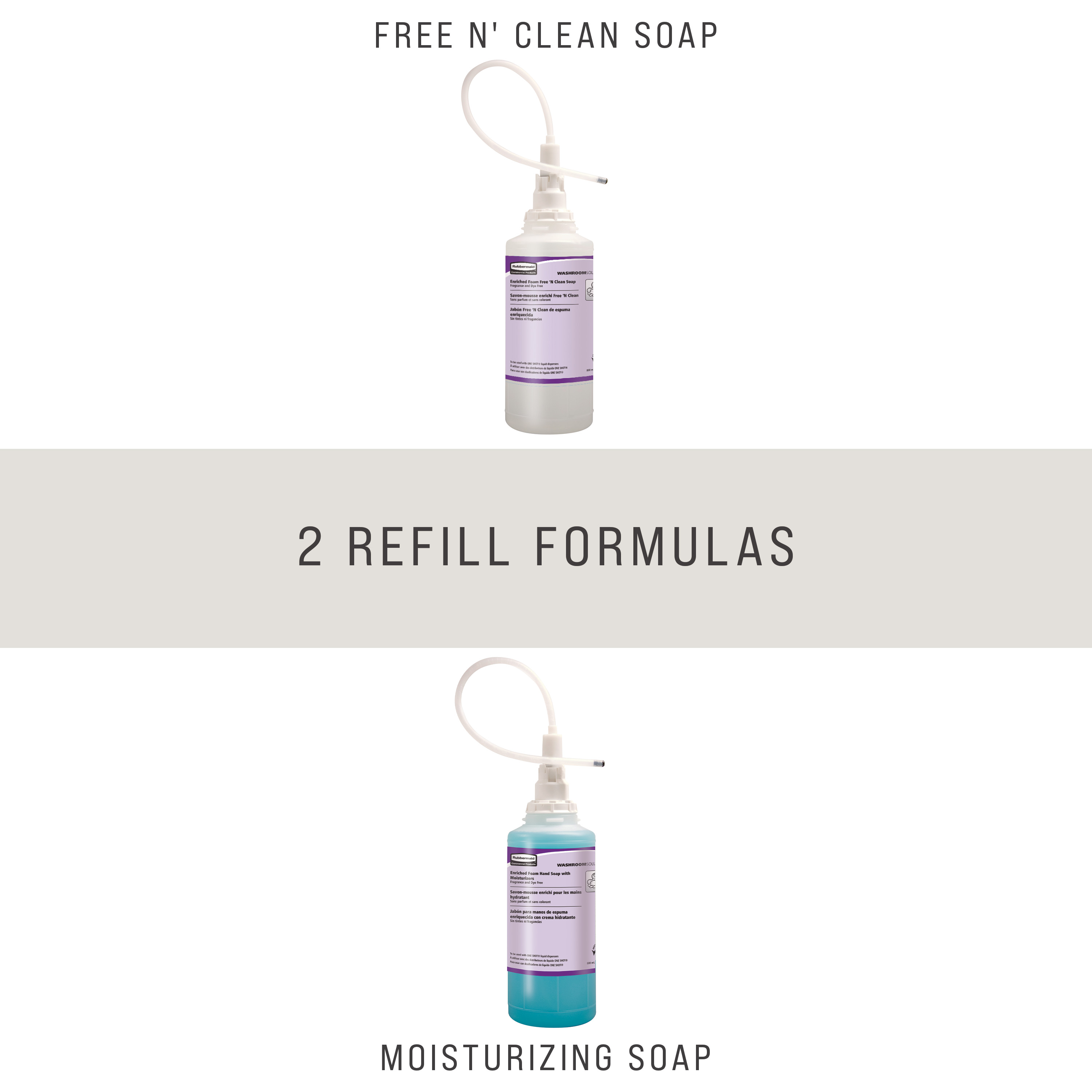 OneShot® Hand Soap Foam 800 mL Teal Moisturizing 4/Case | Imperial