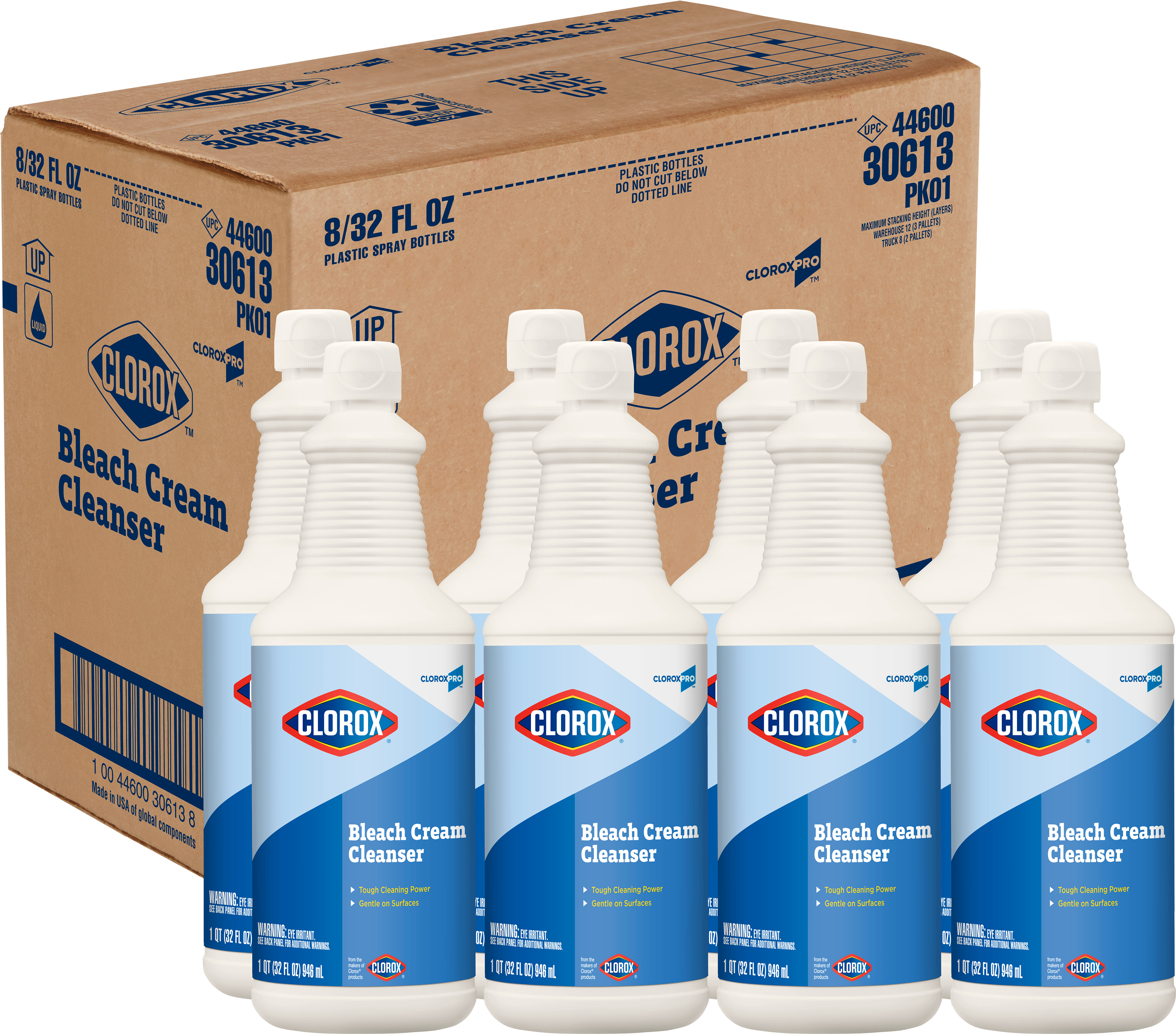 水クリーム Clorox® Floral Cleanser 32 FLOZ Cream Bleach 8/Case | Imperial Dade