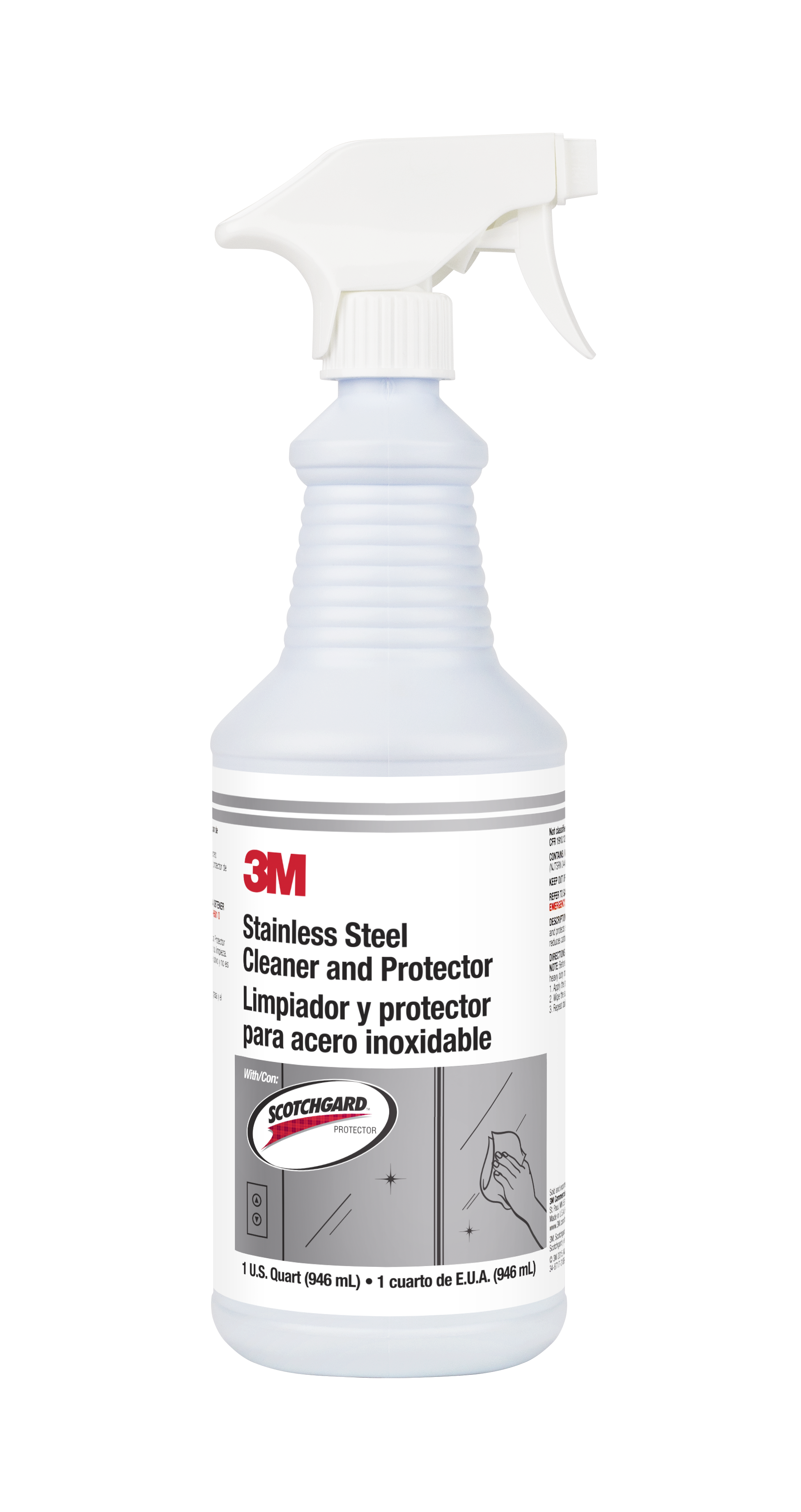 3M™ Stainless Steel Cleaner & Protectant 32 FLOZ RTU No Rinse 6