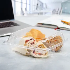 Dart® ClearSeal® Take-Out Container Hinged 8.32X8.28X3.02 IN 3