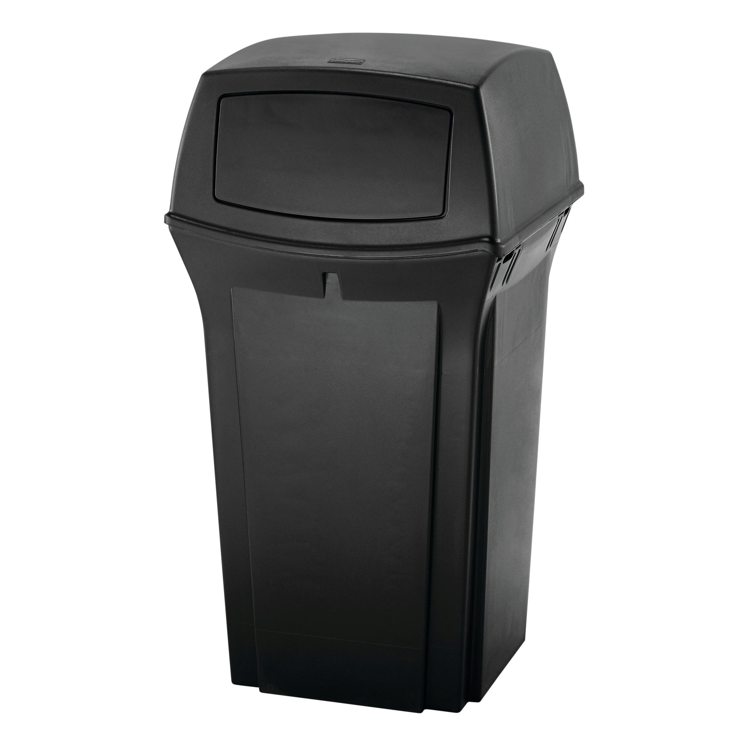Ranger® Landfill 1-Stream Trash Can 21.25X21.25X41 IN 35 GAL Black