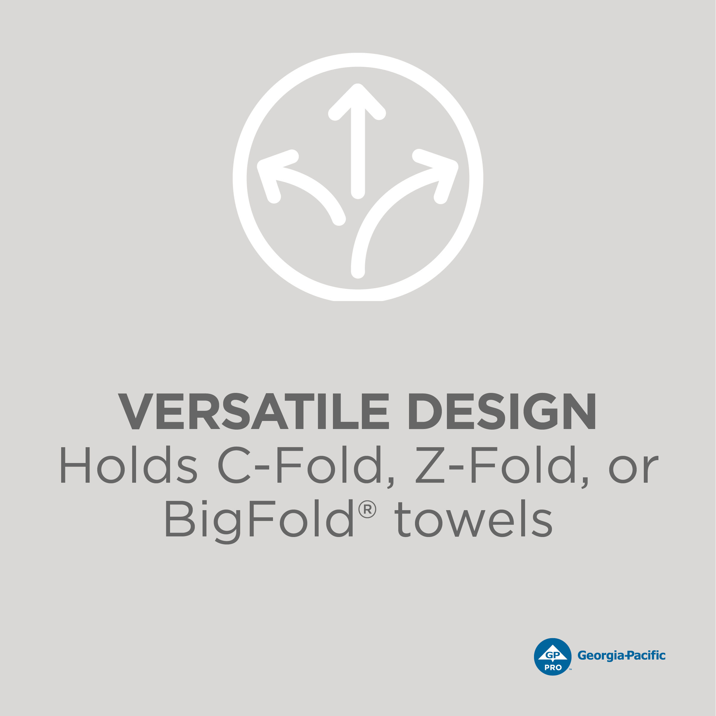 OA機器 GP-700,710 Georgia-Pacific Pro® Paper Towel Dispenser 11.125X13.625 IN Wall