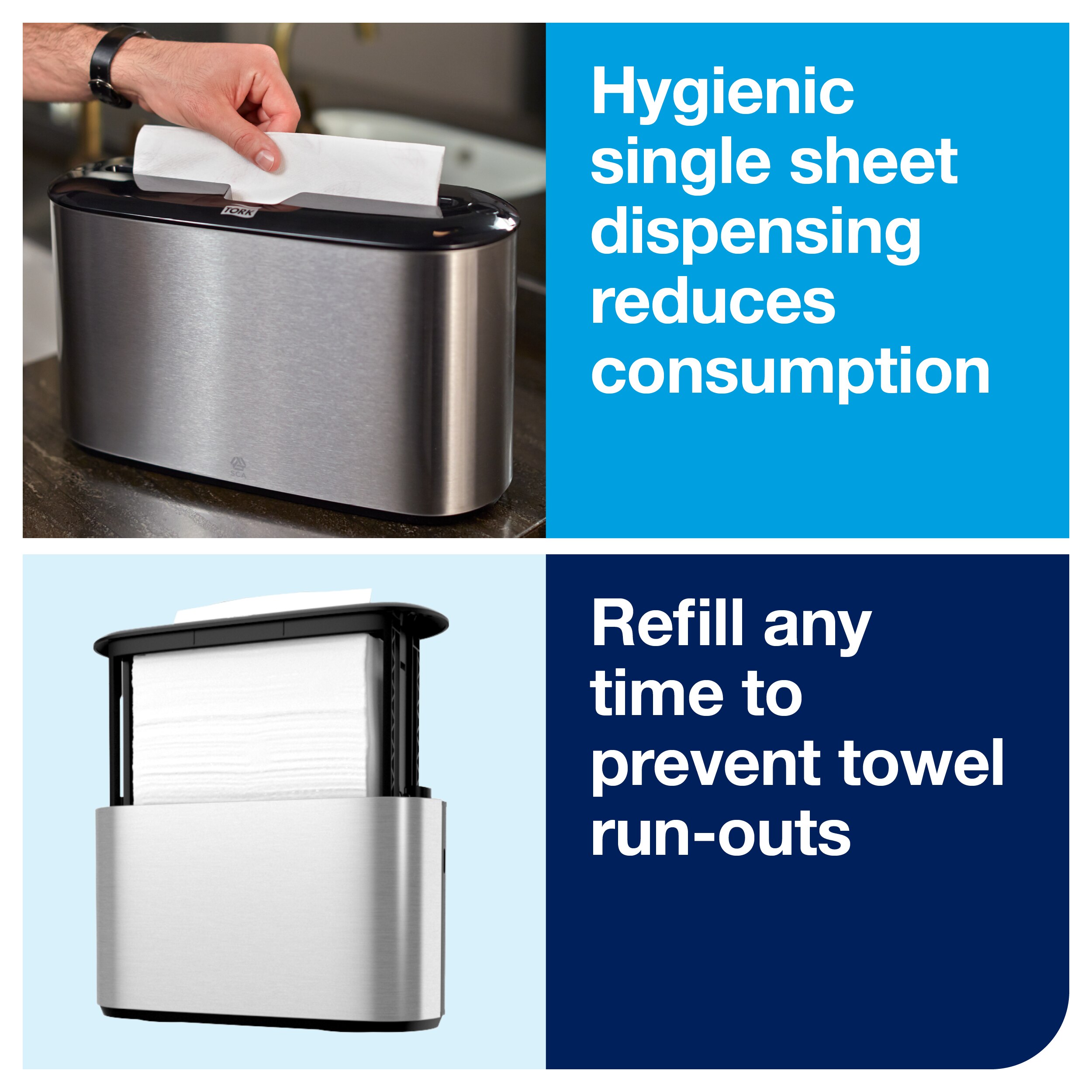 Tork Xpress H23 Paper Towel Dispenser 4.56X12.68X7.92 IN Metal