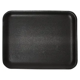RE:FORM コンパクト スリーブ ブラック 4S Meat Tray 7.25X9.25X0.63 IN Polystyrene Foam Black Rectangle