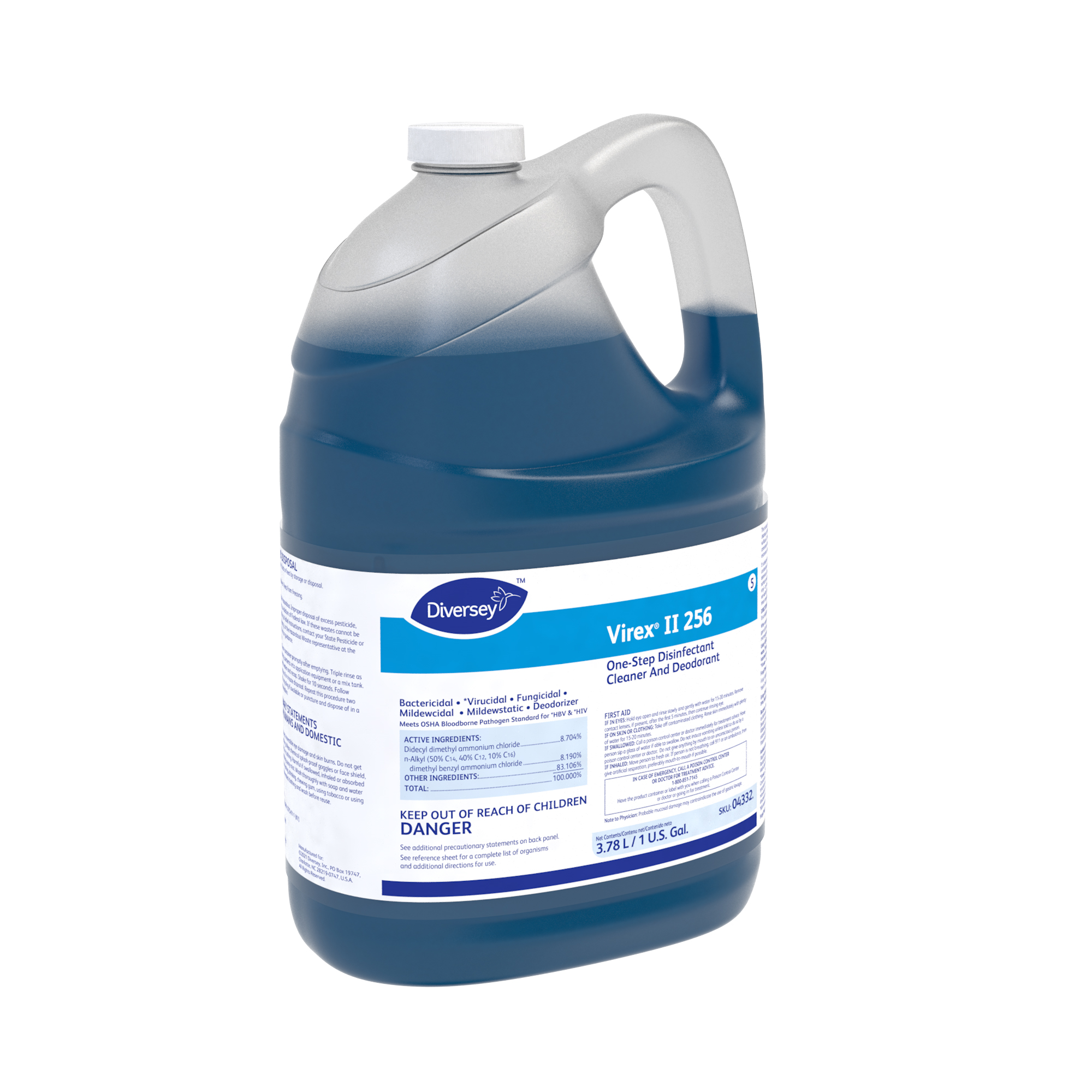 Virex® II 256 Mint One-Step Disinfectant Deodorizer 1 GAL Multi