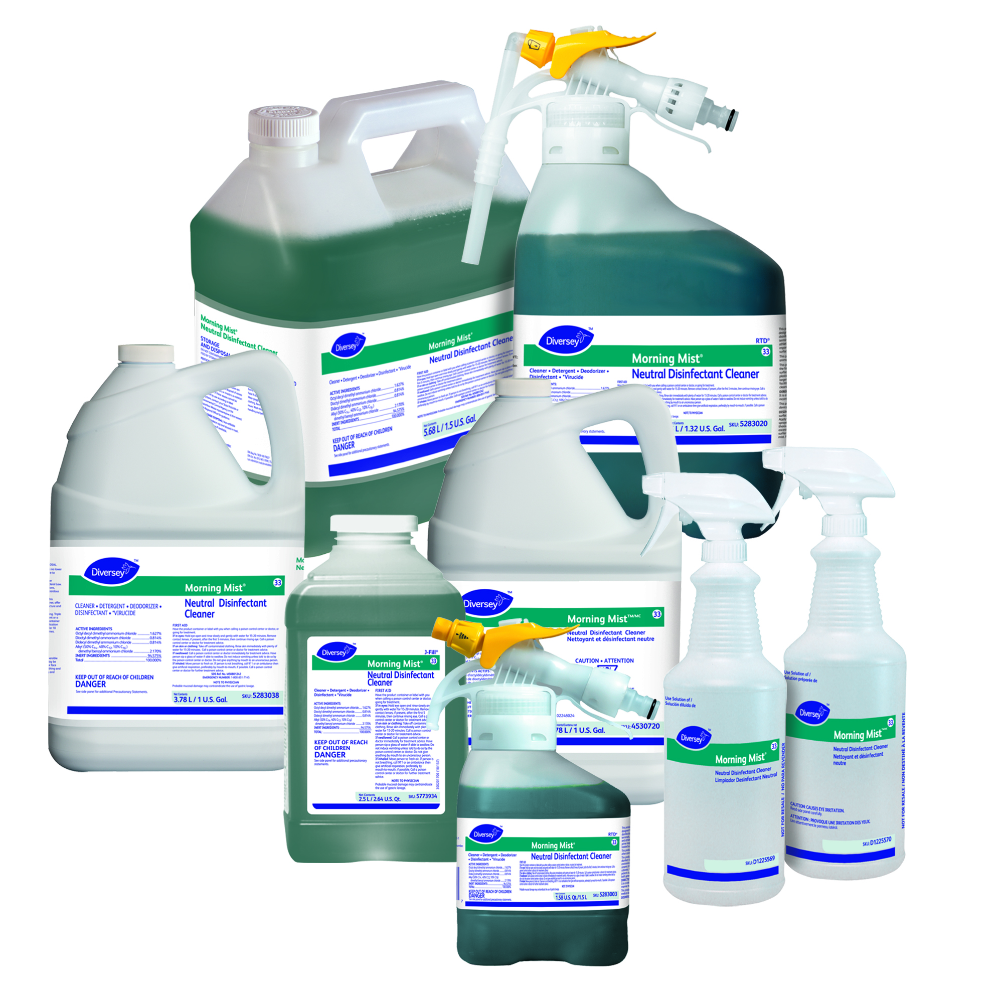 Morning Mist® Fresh Scent One-Step Disinfectant 5 L Multi Surface