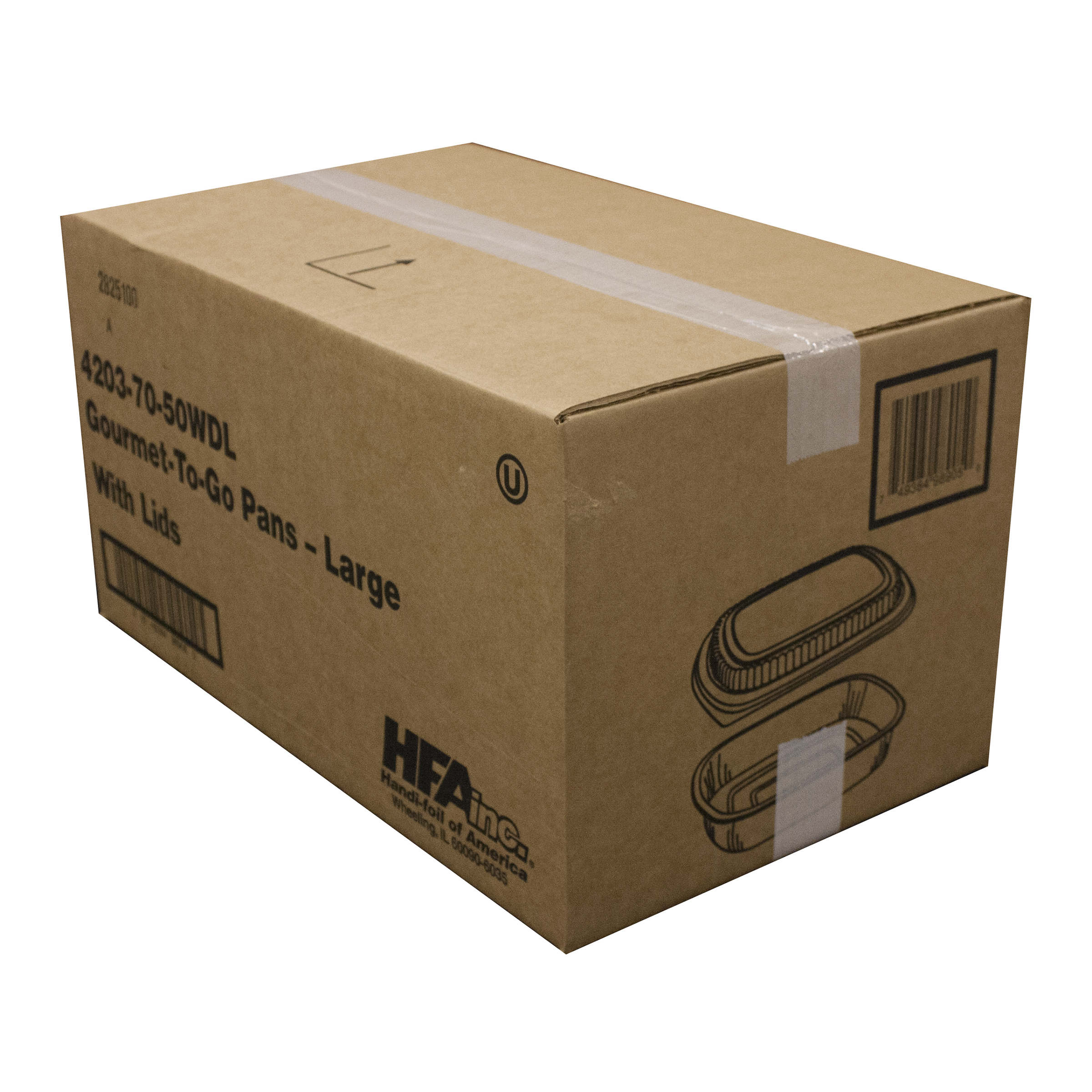 Gourmet-To-Go® Take-Out Container Base & Lid Combo With Plastic