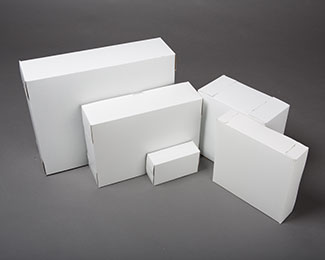 Easy Lock Cake Box 7X7X5 IN SUS Paperboard CRB White Square Lock