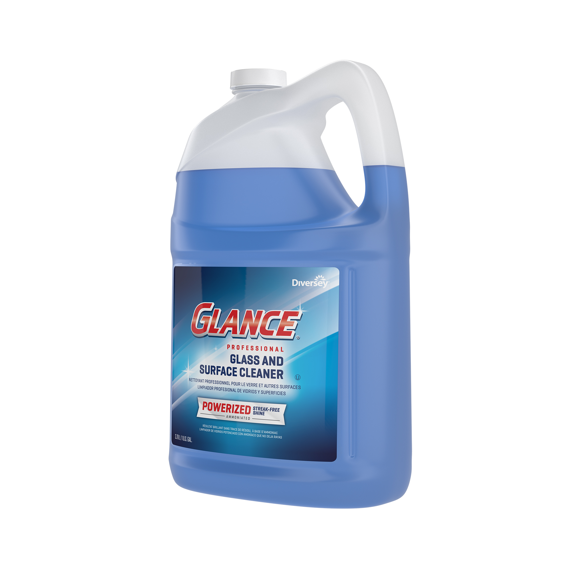 Glance® Powerized® Glass Cleaner Surface Cleaner 1 GAL Multi