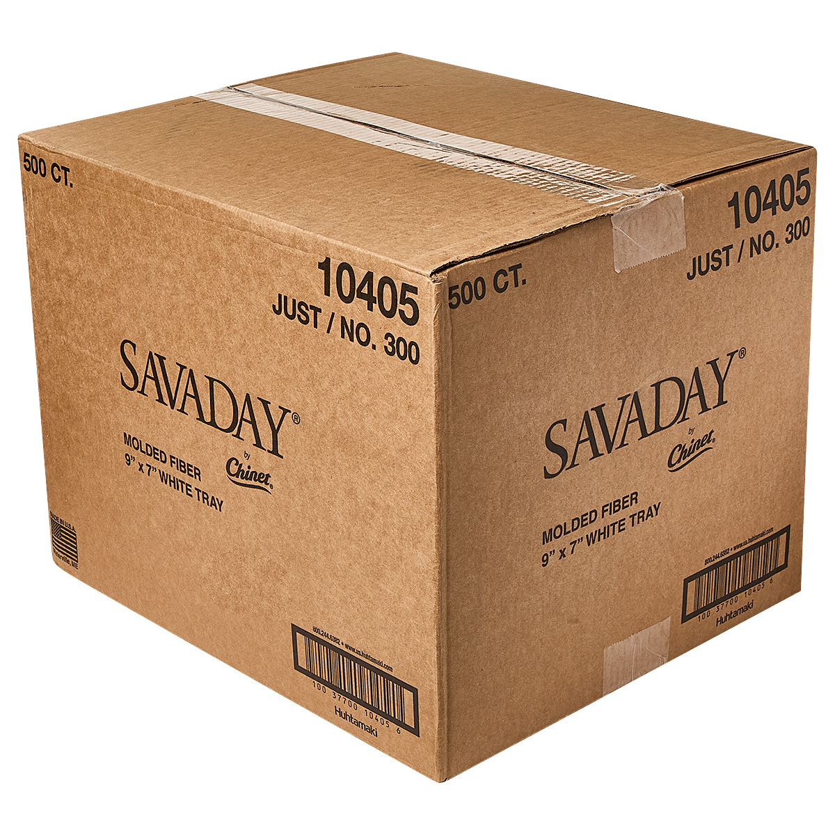 Savaday® Take-Out Container Base 9X7 IN Molded Fiber White