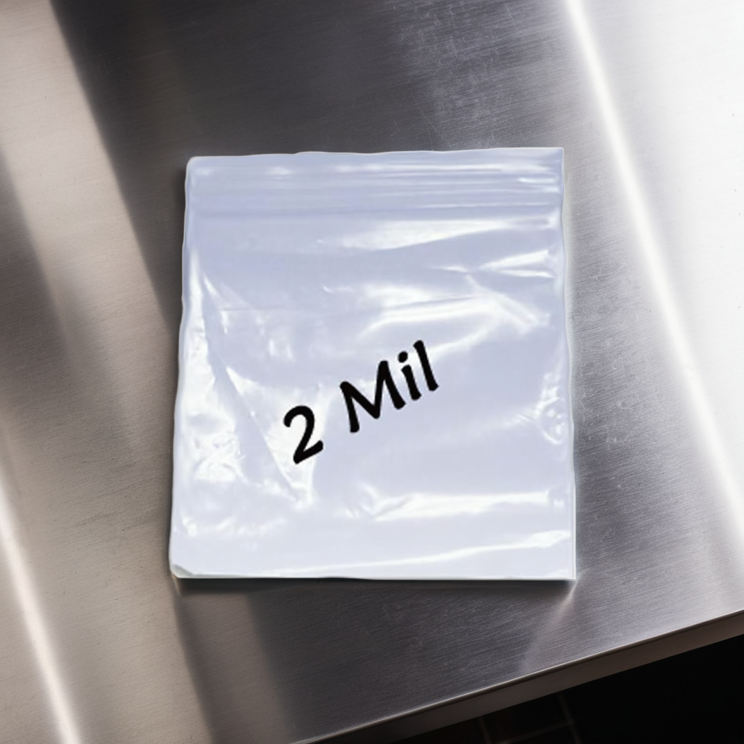 Bag 6X9 IN Plastic 2MIL With Reclosable Zipper Closure 1000/Box