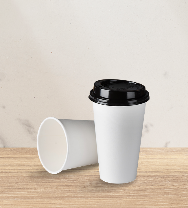 Hot Cup 8 OZ Paper White 500/Case | Imperial Dade