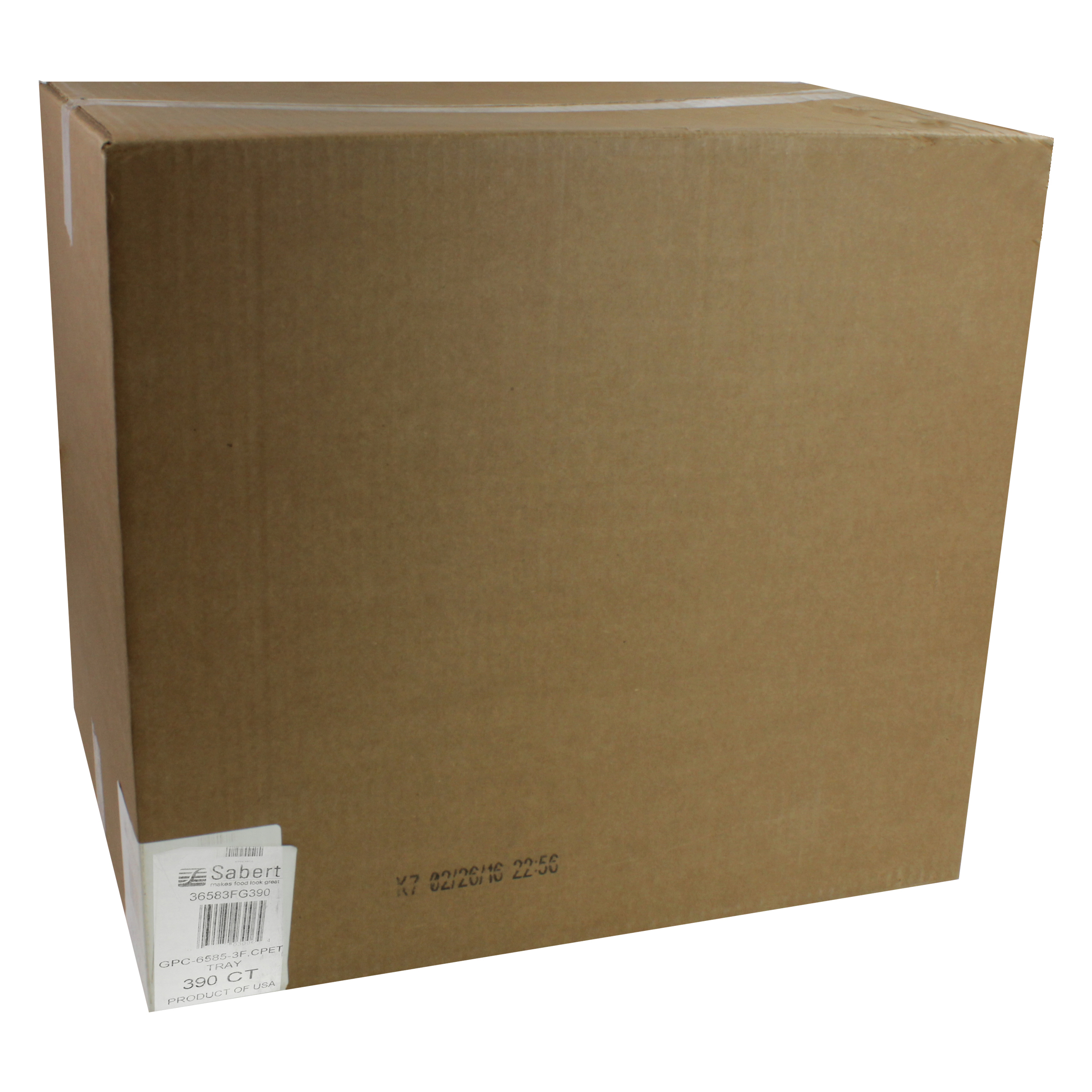 Take-Out Container Base 6.5X8.5 IN 3 Compartment CPET Black