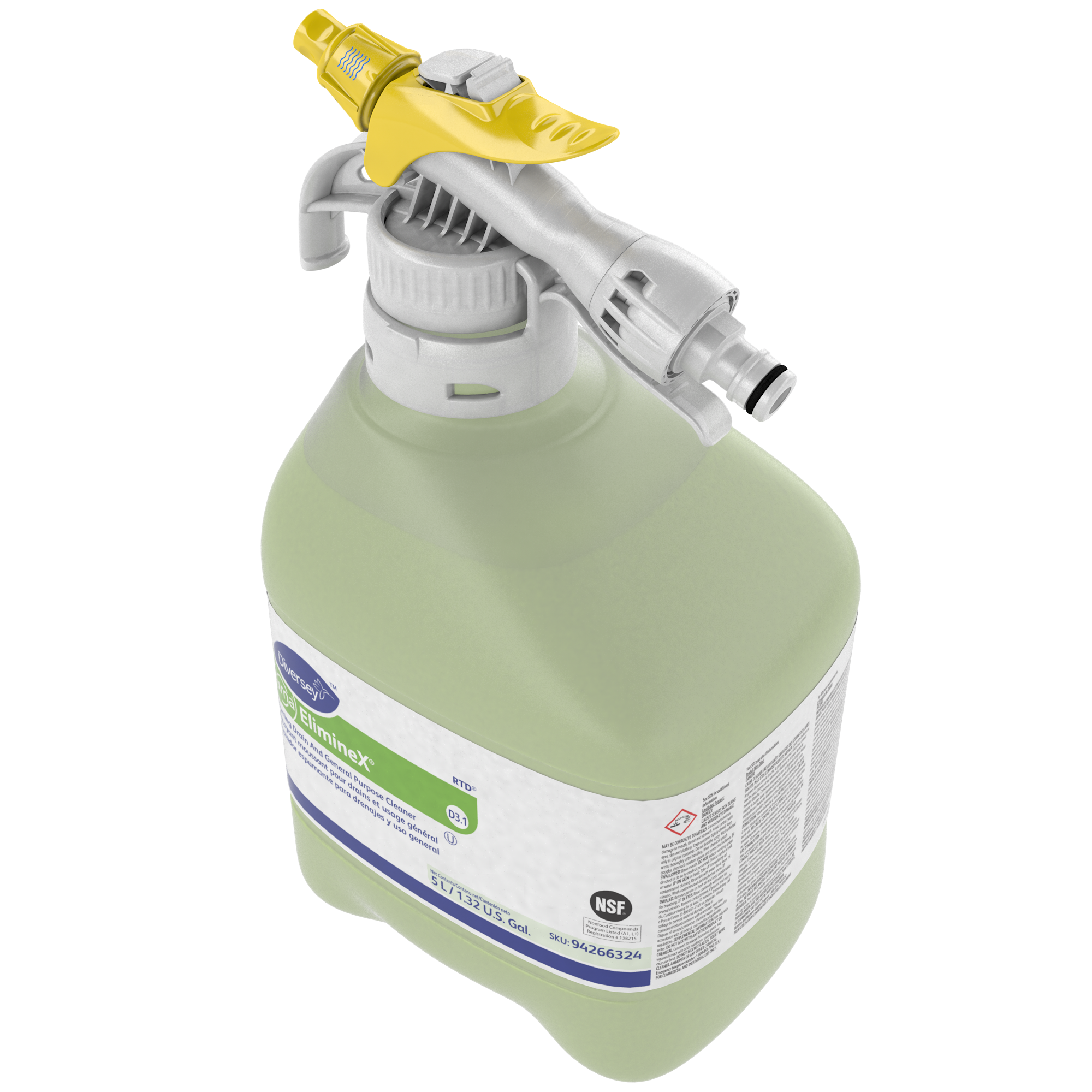 Suma® Eliminex Drain Cleaner 5 L General Purpose Liquid RTD Foam