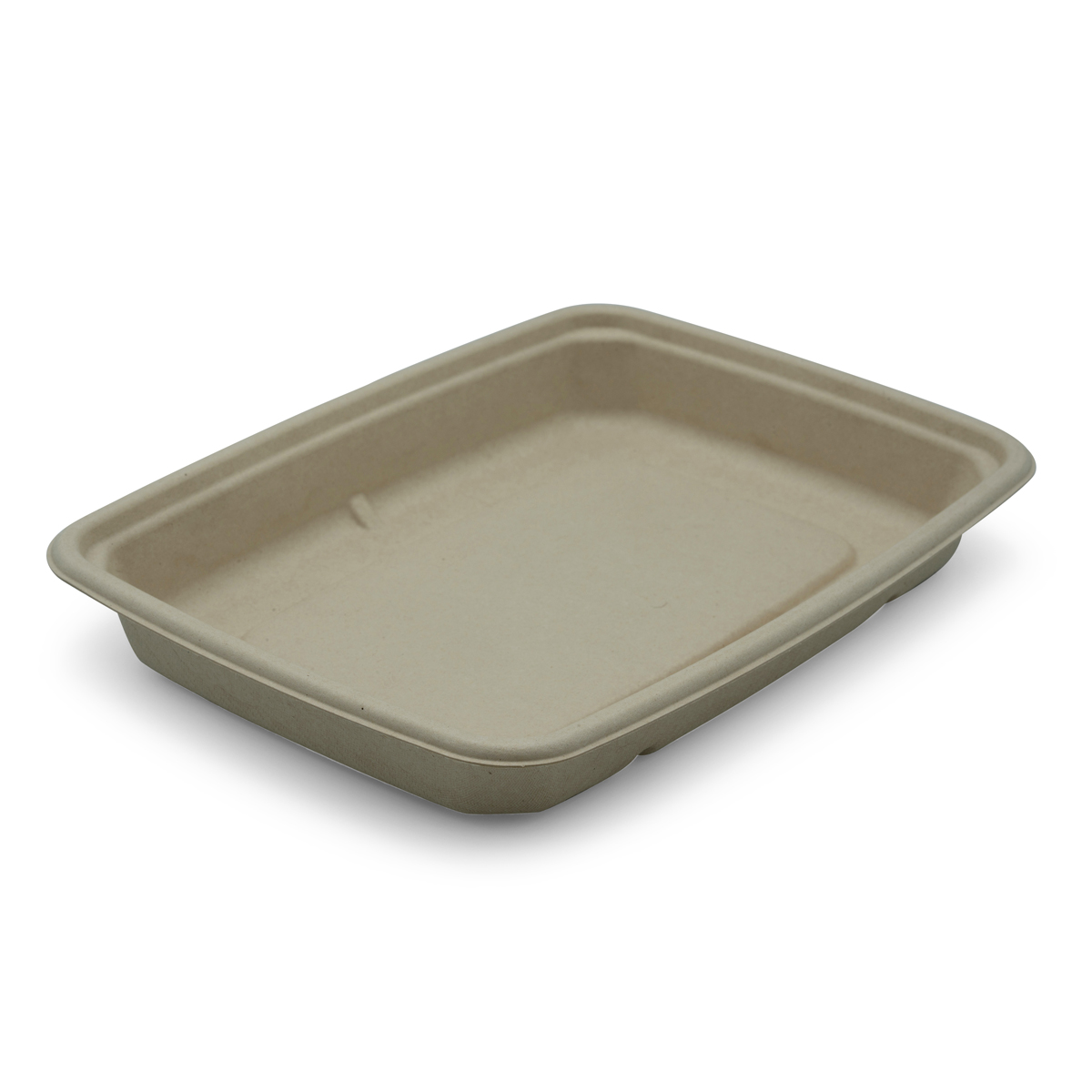 Victoria Bay Take-Out Container Base 6X9 IN Pulp Fiber Natural