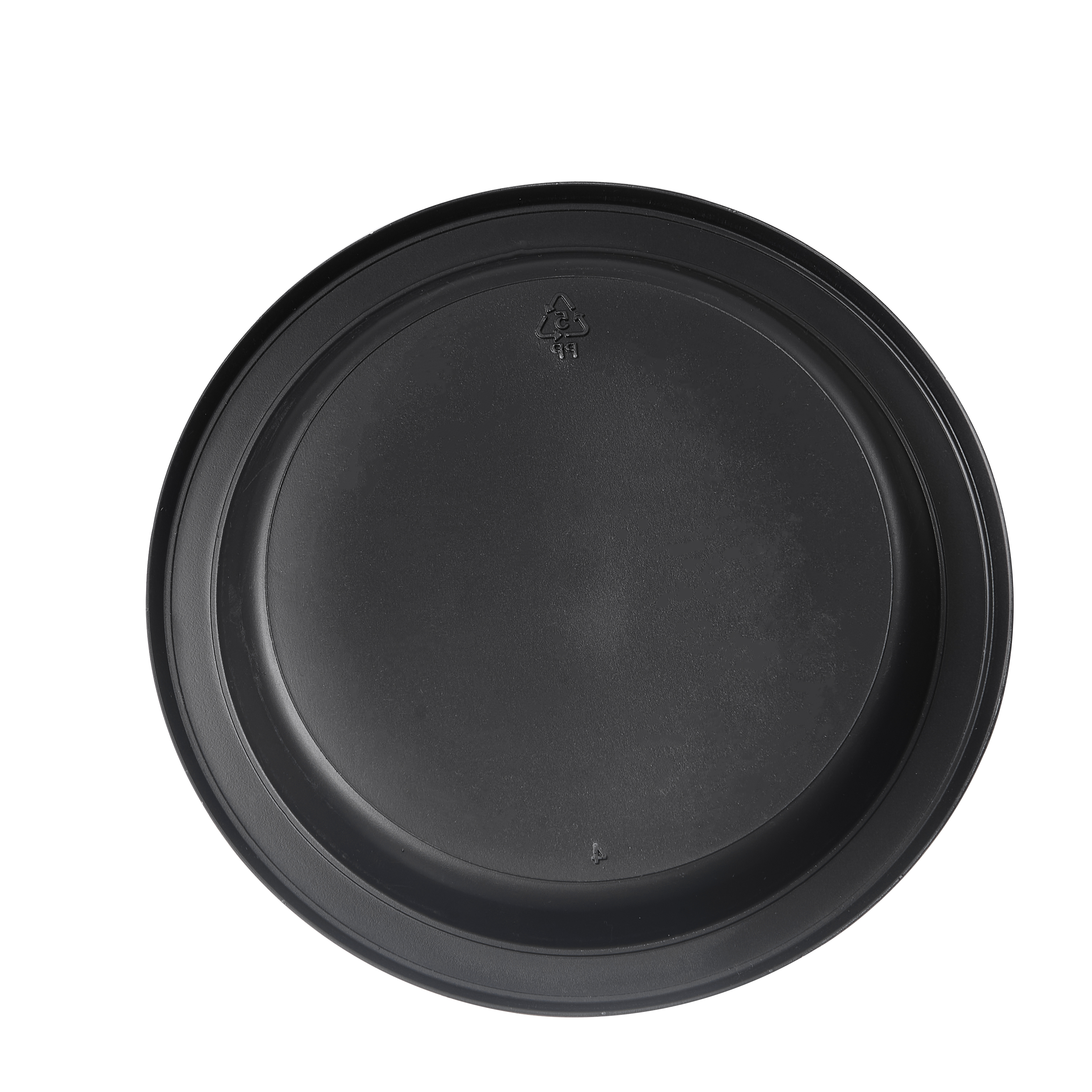 Victoria Bay Plate 9 IN MFPP Black Round 400/Case | Imperial Dade