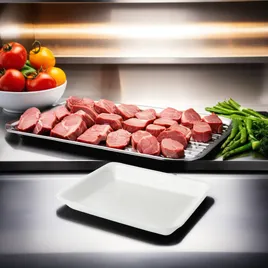 supreme 17ss トレー 17S Meat Tray 8.375X4.375X0.625 IN 1 Compartment Polystyrene