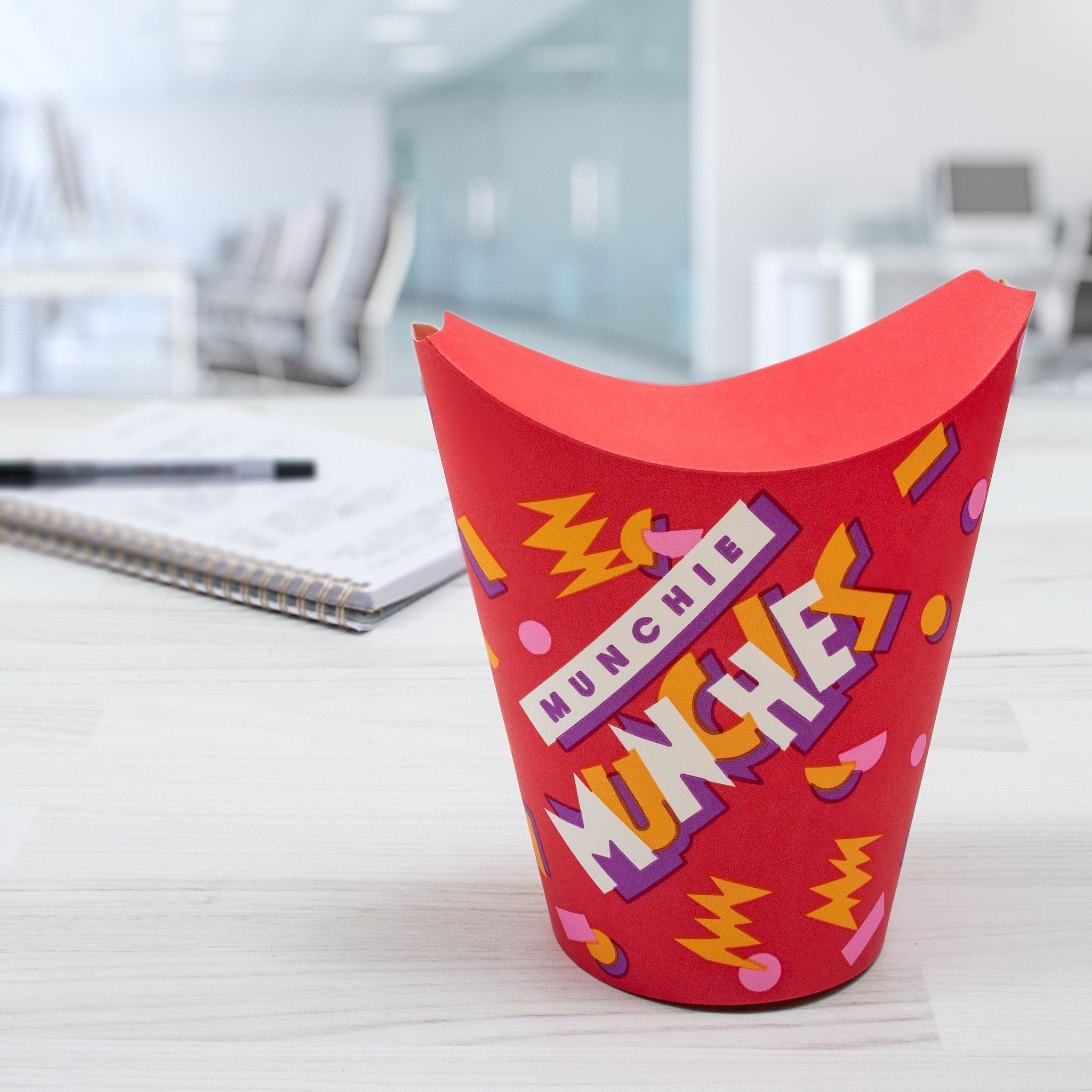 Solo® Munchie Cup® French Fry Cup & Scoop 7.227X3.44 IN Treated