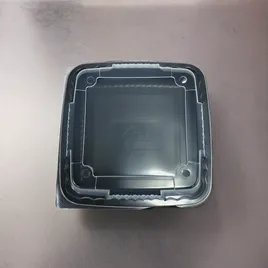 Pebble Box Take-Out Container Base & Lid Combo 8X8X3 IN PP
