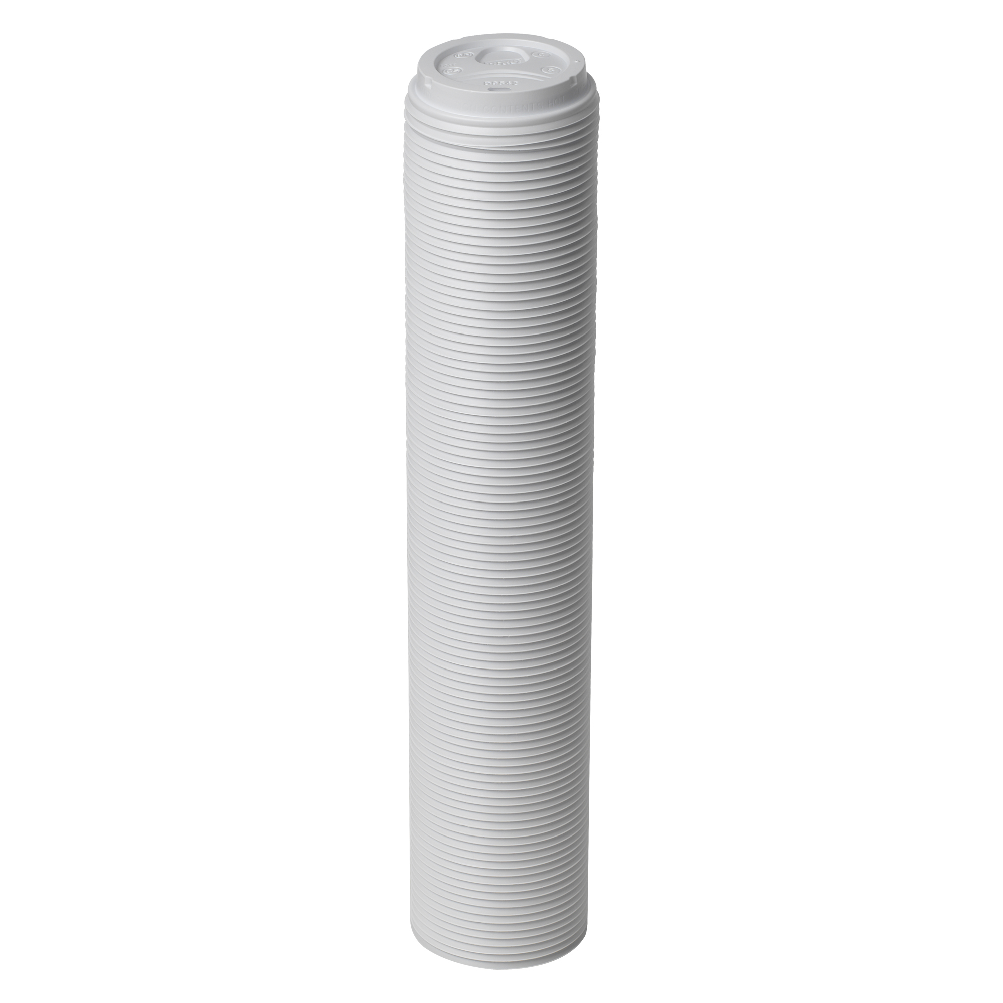 Dixie® Lid Dome Plastic White For 16-20 OZ Hot Cup Sip Through