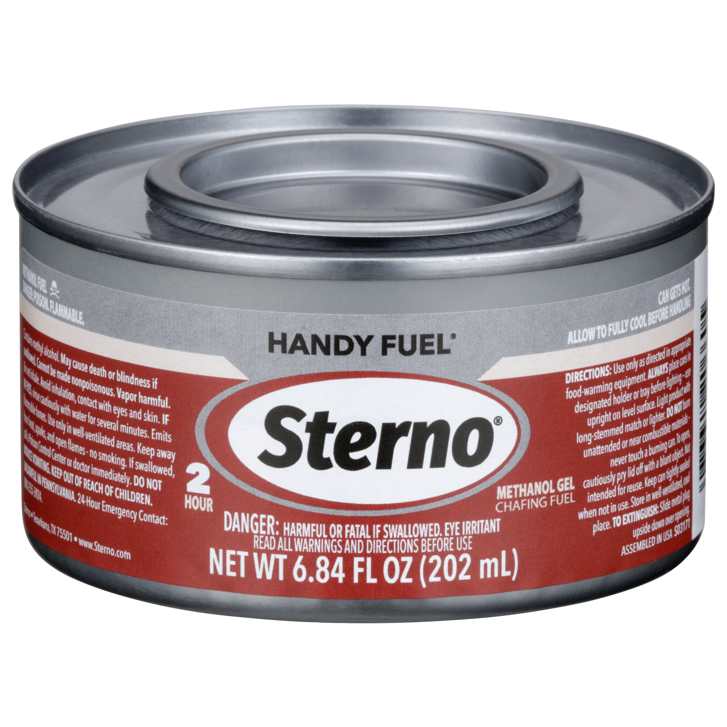 Handy Fuel® Methanol Chafing Fuel 2-HR Gel 72/Case | Imperial Dade