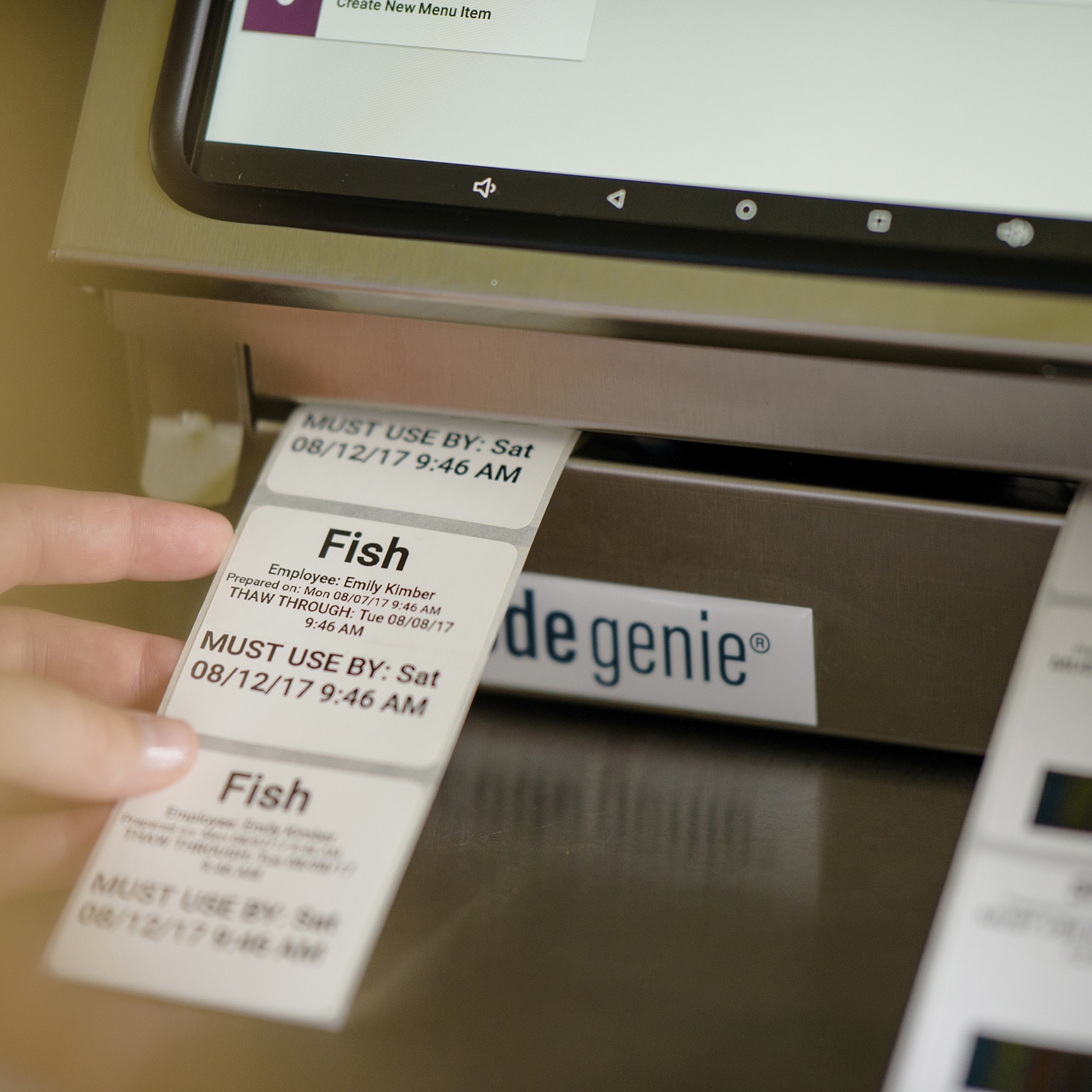 DateCodeGenie® DuraPeel Blank Label 2X2 IN White Square
