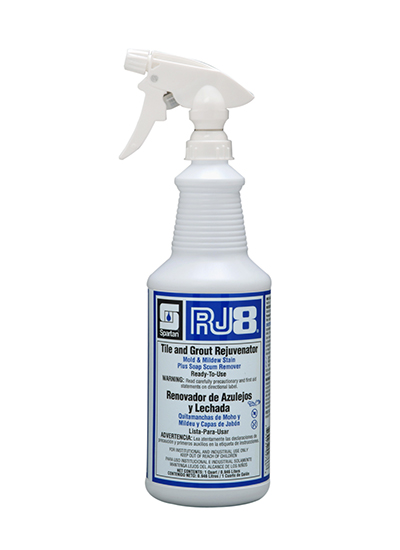 RAKER EMULSION 8本 RJ8® Mint Tile & Grout Cleaner 1 QT Multi Surface Alkaline RTU