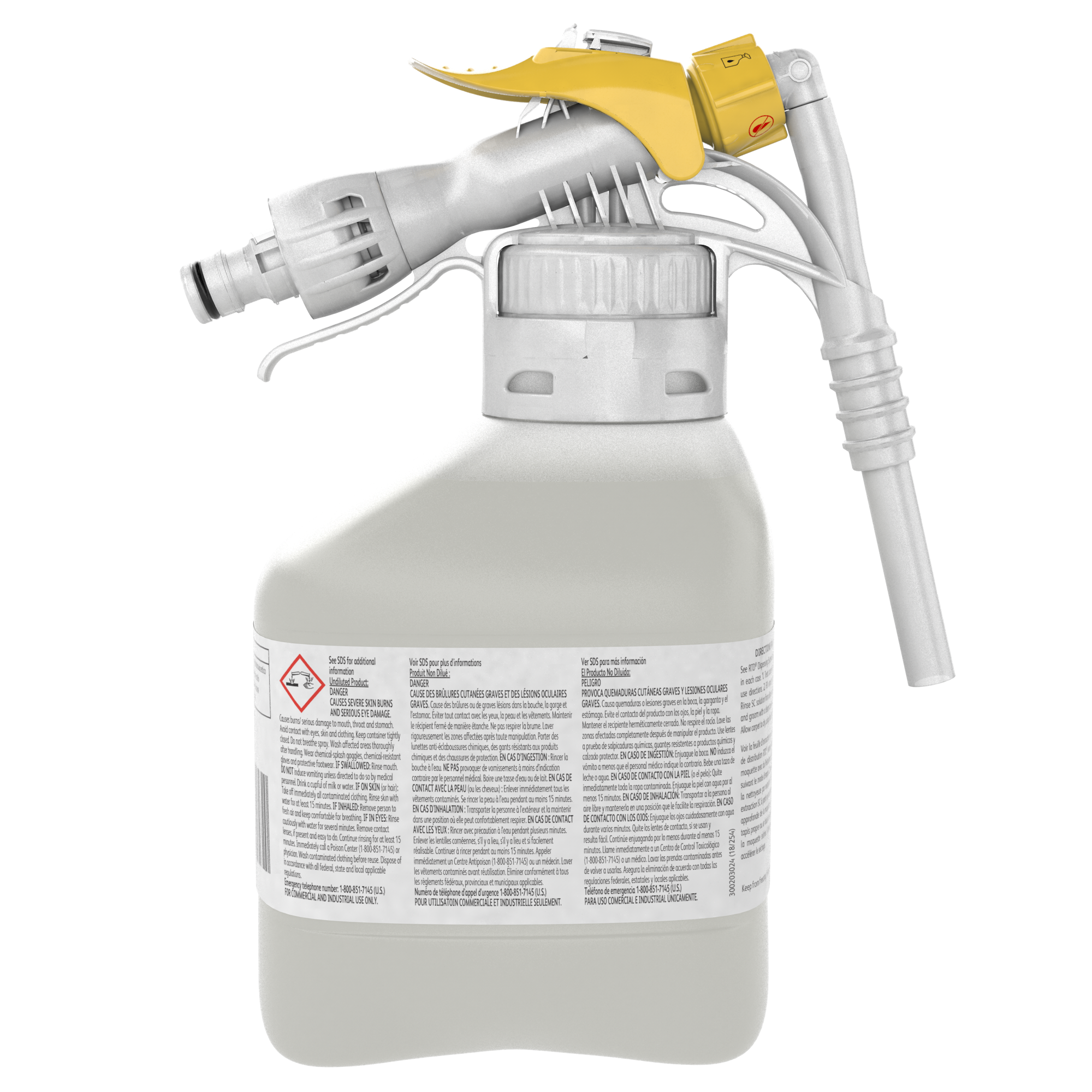 Diversey Fruity Scent Carpet Extraction Rinse 1.5 L Acidic Liquid