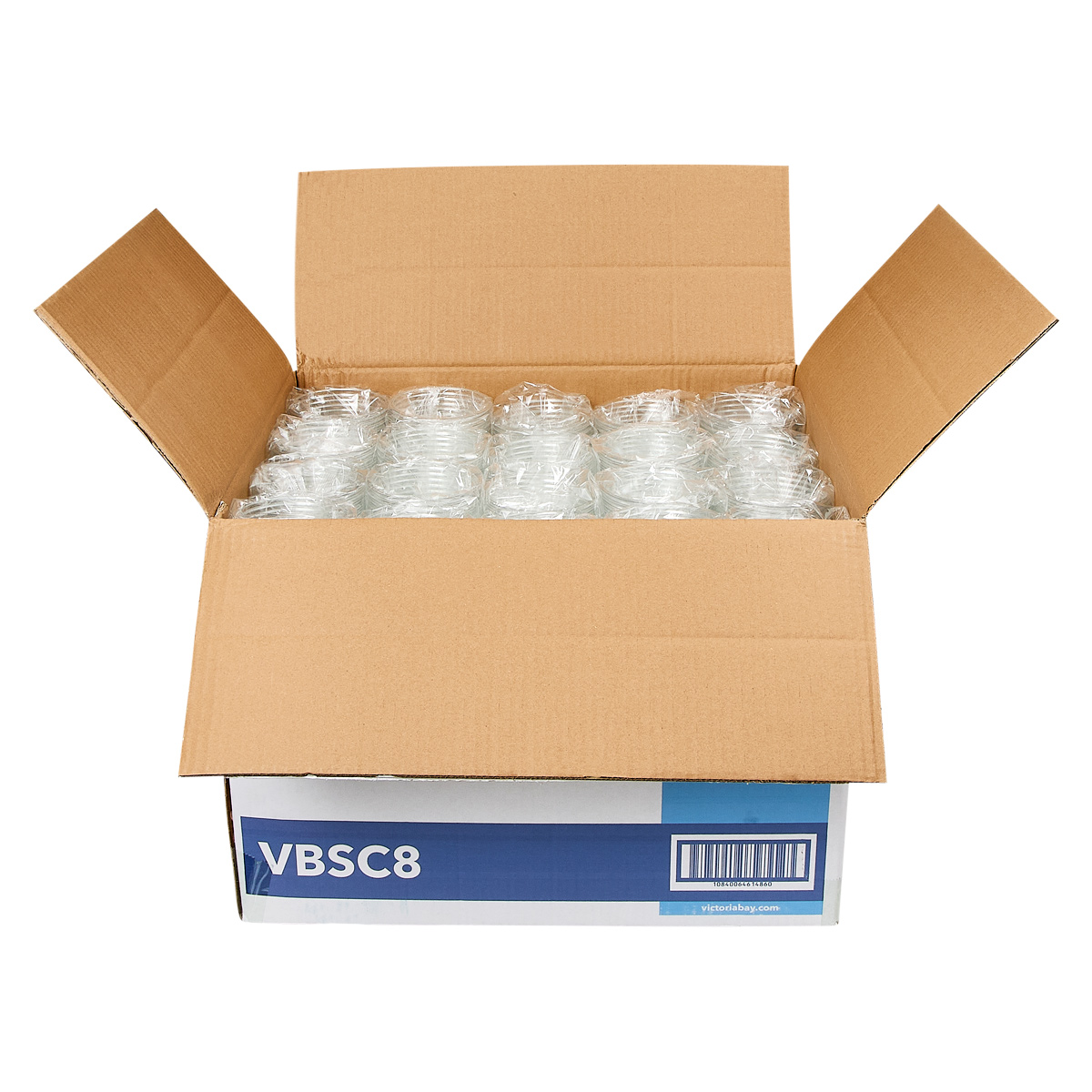 Victoria Bay Sundae Dessert Container 8 OZ PET Clear Round 1000