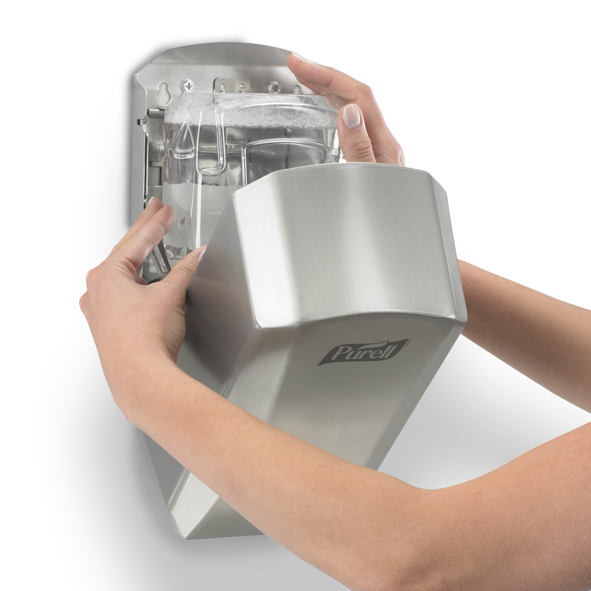 Purell® Hand Sanitizer Dispenser 1200 mL Stainless Steel Wall
